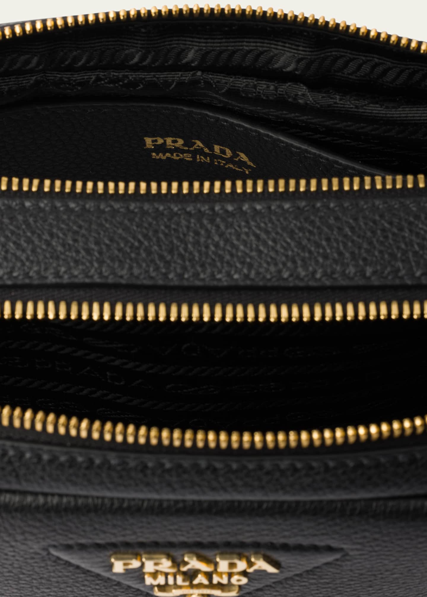 Prada Daino Soft Leather Camera Crossbody Bag Image 3 of 3