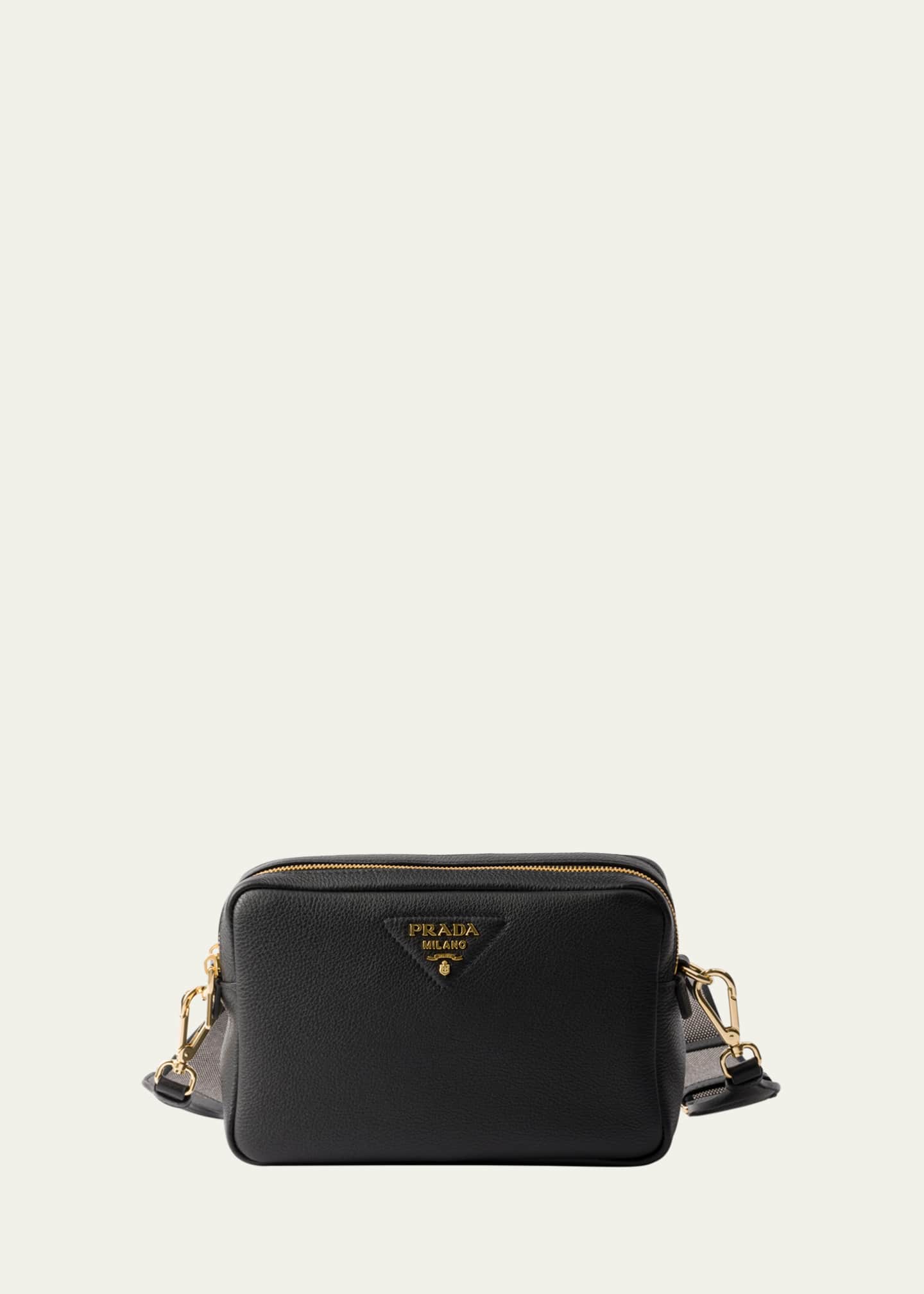 Prada Daino Soft Leather Camera Crossbody Bag Image 1 of 3