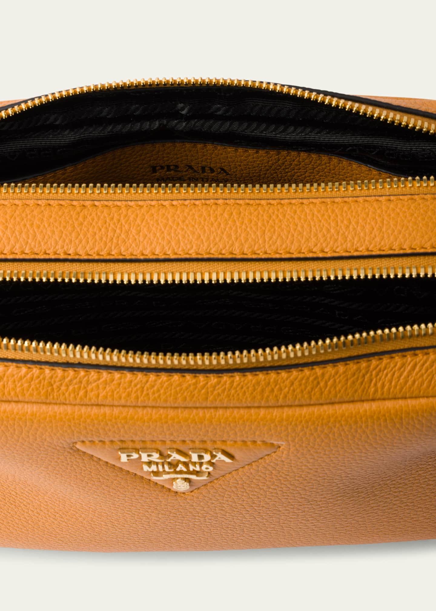 Prada Daino Soft Leather Camera Crossbody Bag Image 3 of 3