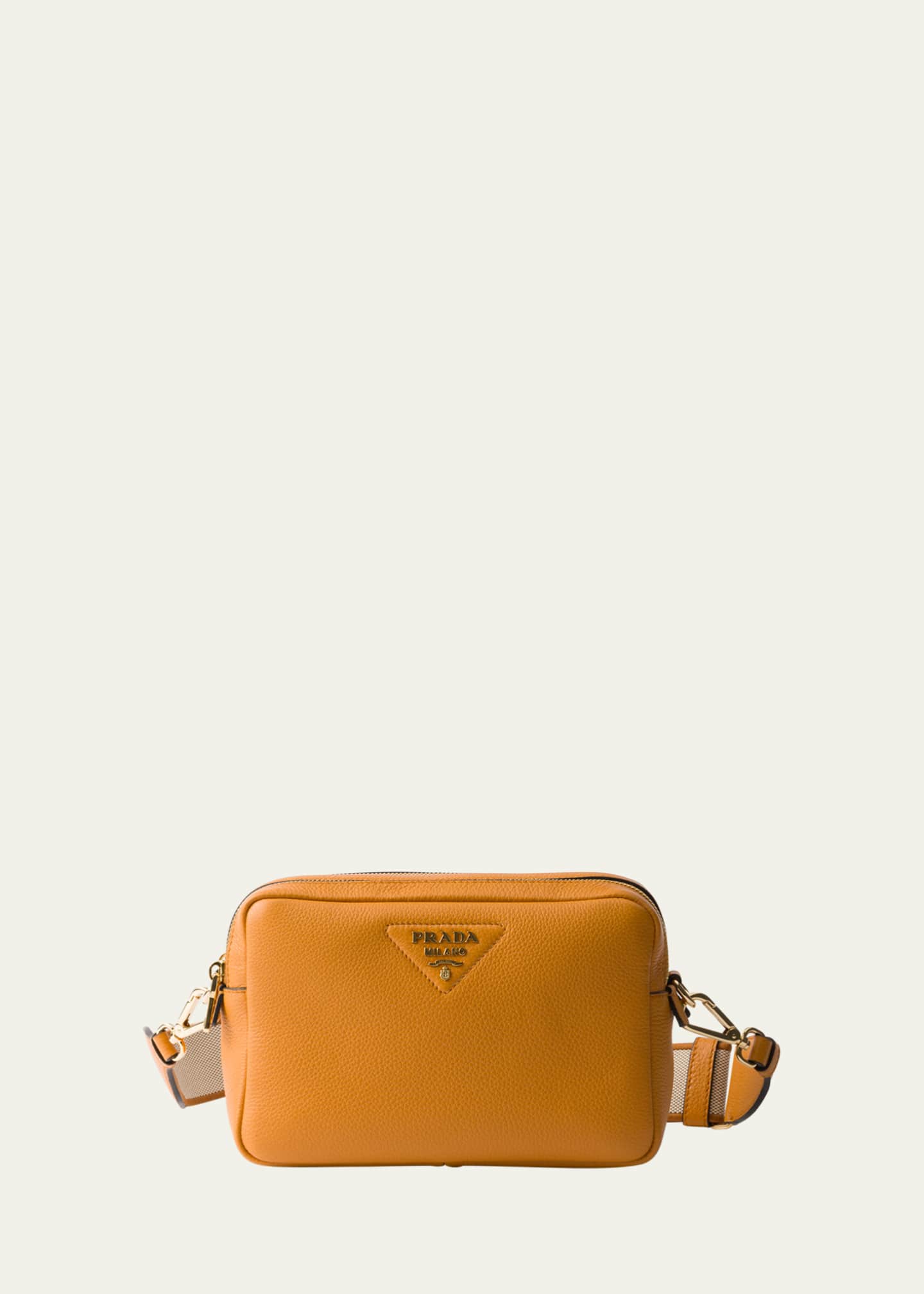 Prada Daino Soft Leather Camera Crossbody Bag Image 1 of 3