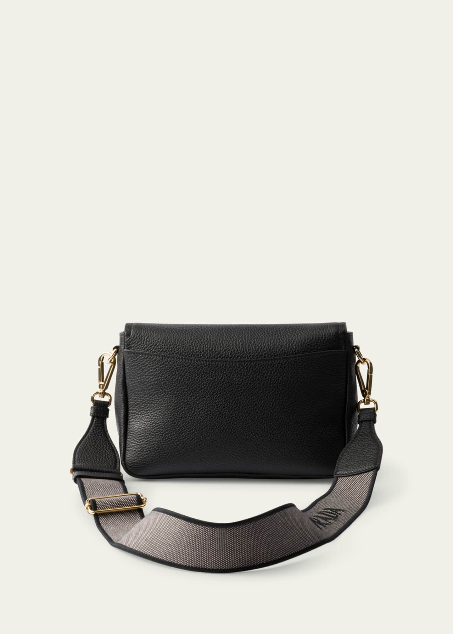 Prada Daino Flap Soft Leather Crossbody Bag Image 2 of 3
