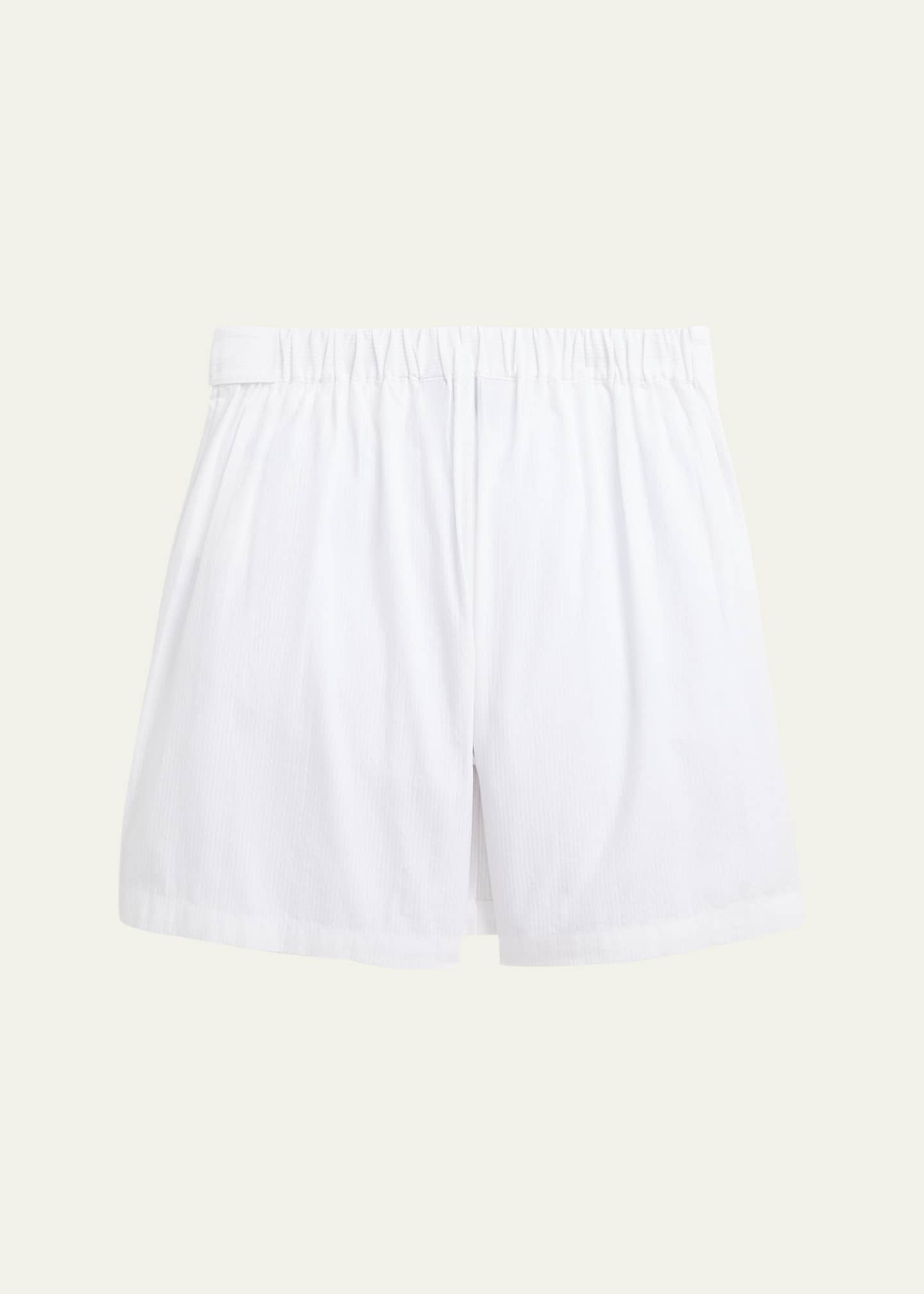 Ralph Lauren Childrenswear Girl's Pleated Seersucker Skort, Size 7-16 Image 2 of 2