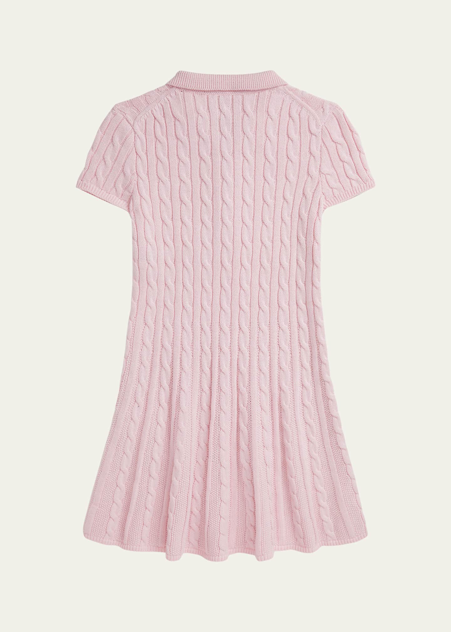 Ralph Lauren Childrenswear Girl's Cable Knit Dress, Size S-XL Image 2 of 2