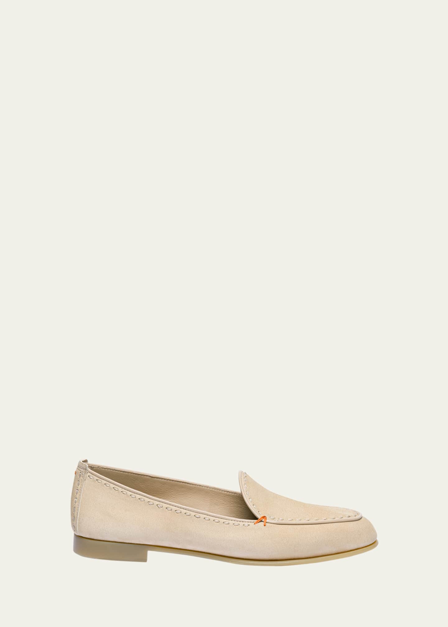 Vibe Suede Topstitch Easy Loafers
