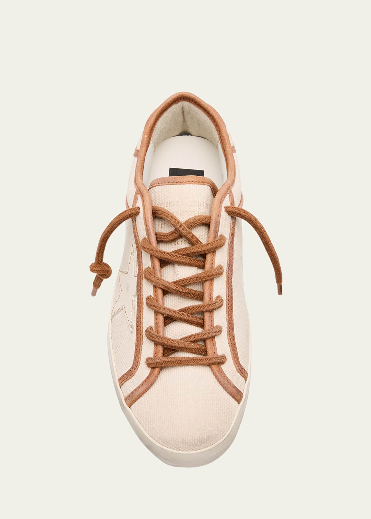 Golden Goose Superstar Canvas Low-Top Sneakers Image 6 of 6