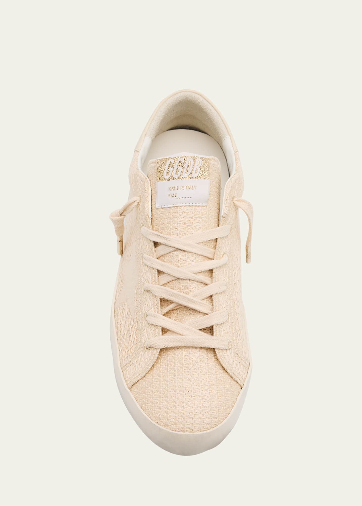 Golden Goose Superstar Embroidered Cotton Low-Top Sneakers Image 6 of 6