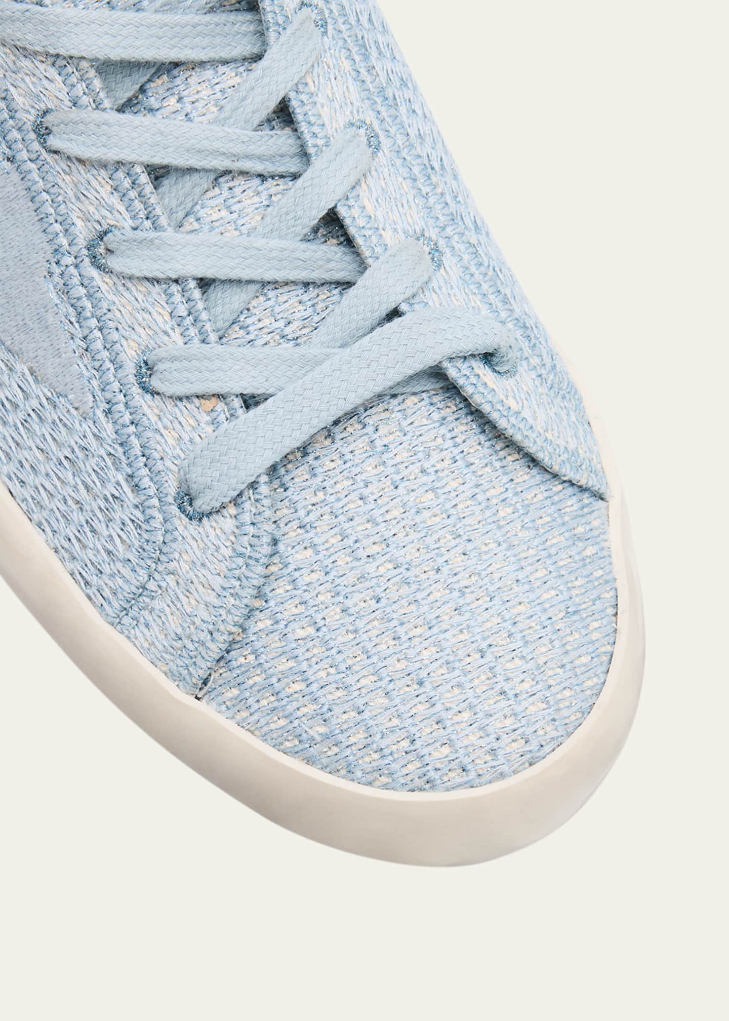 Golden Goose Sabot Embroidered Cotton Slide Sneakers Image 3 of 4