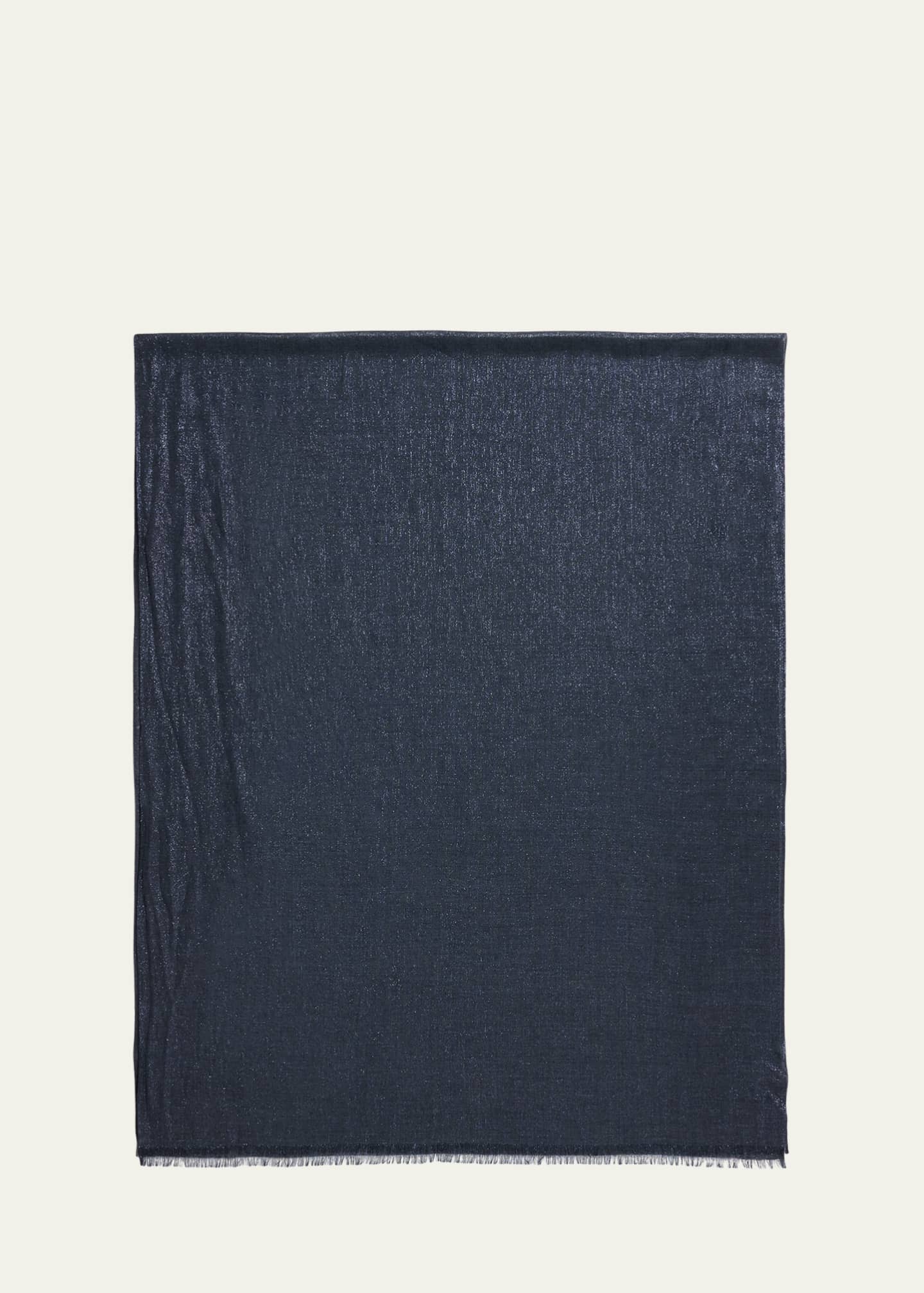 Brunello Cucinelli Lightweight Cashmere-Blend Scarf Image 1 of 2