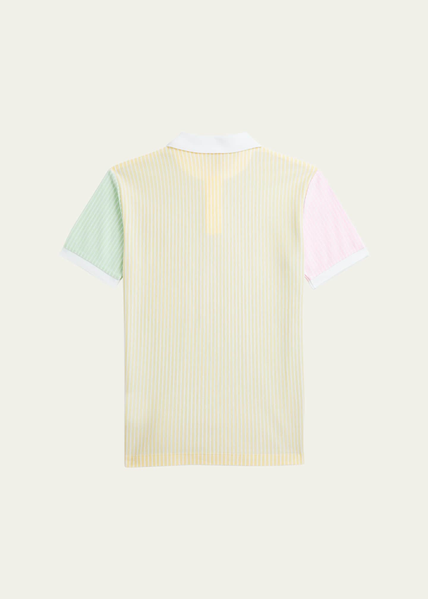 Ralph Lauren Childrenswear Boy's Multicolor Striped Oxford Polo Shirt, Size S-XL Image 2 of 2