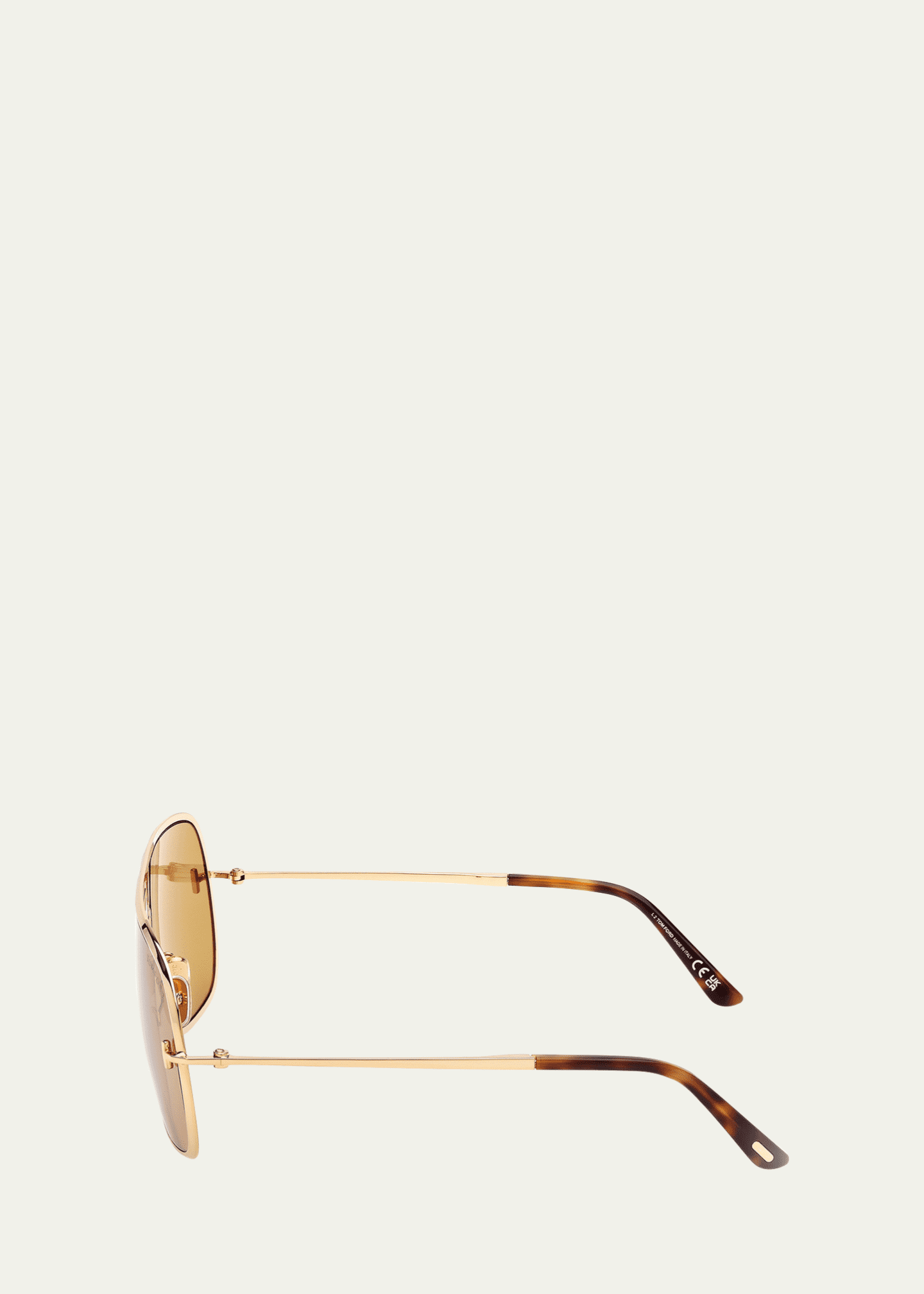 TOM FORD Stavros Aviator Metal Sunglasses Image 3 of 3