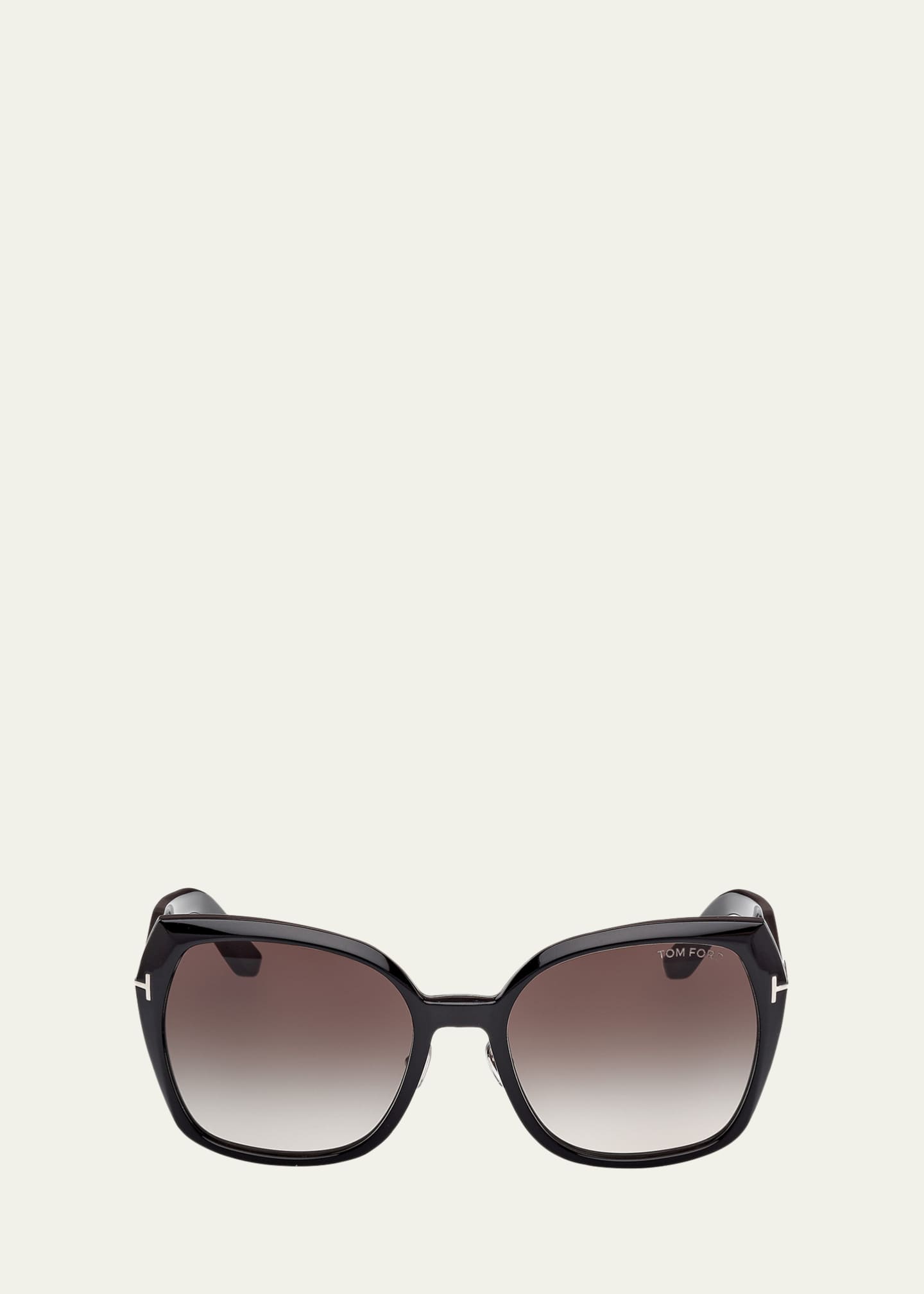 TOM FORD Plum Plastic Cat-Eye Sunglasses - Bergdorf Goodman