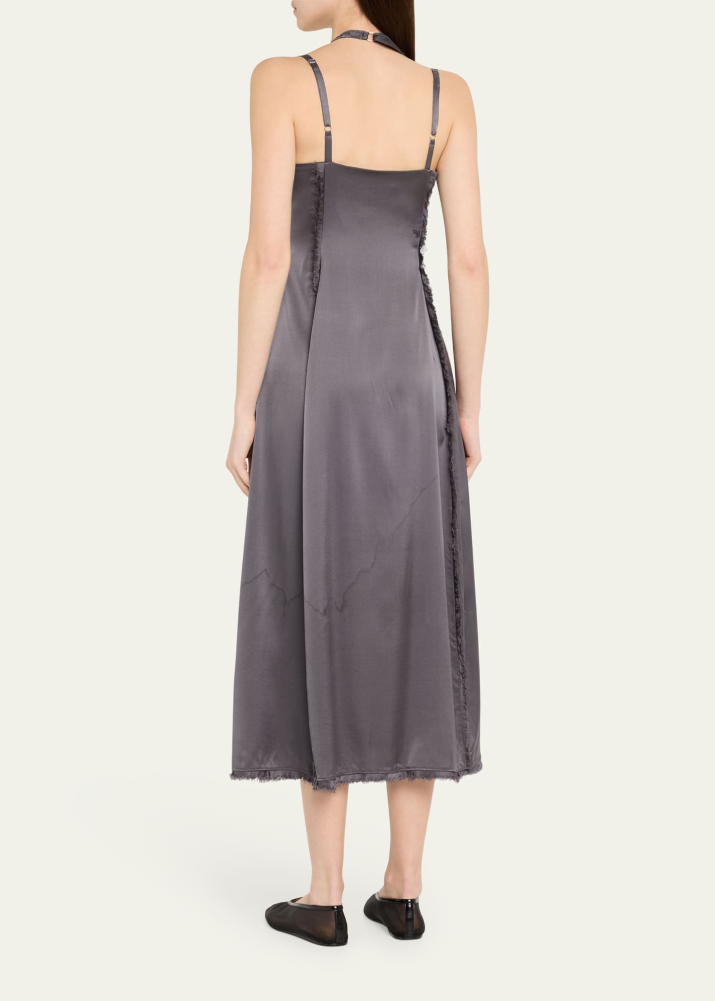 Jane Wade Shredded Silk Midi Dress Image 3 of 5