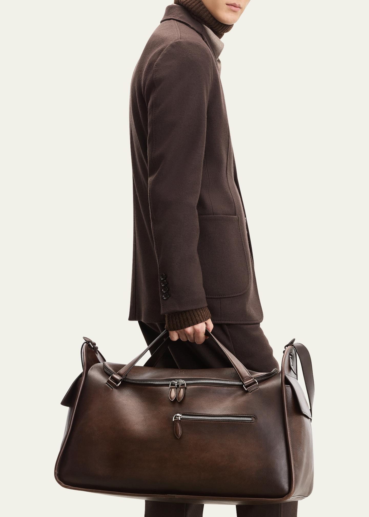 Berluti Men's Periple Leather Weekender Bag - Bergdorf Goodman