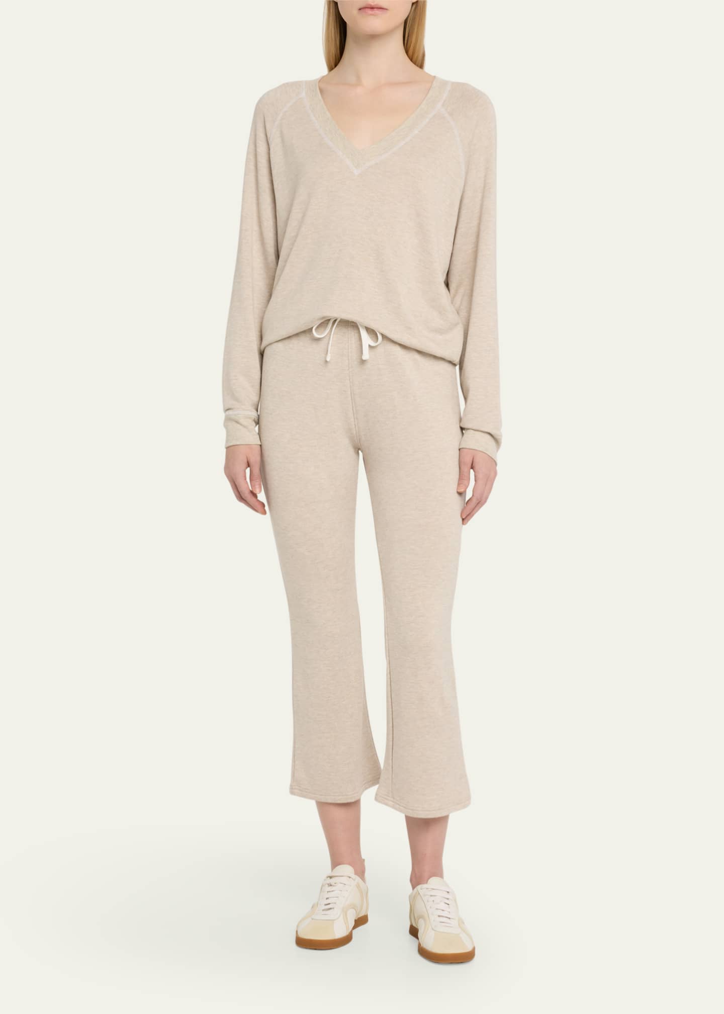 Splits59 Bennie Fleece V-Neck Sweatshirt Image 2 of 5