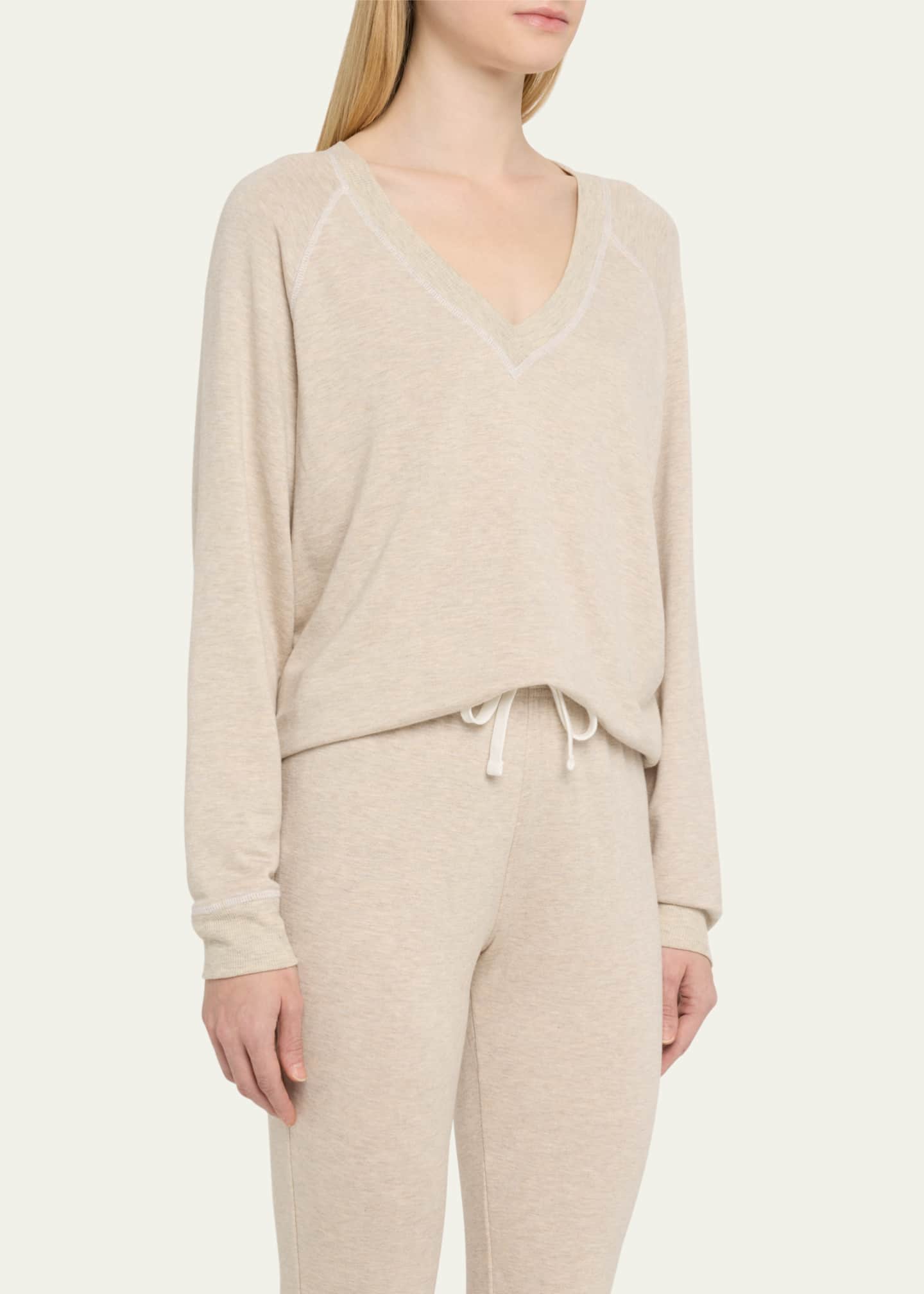 Splits59 Bennie Fleece V-Neck Sweatshirt Image 4 of 5