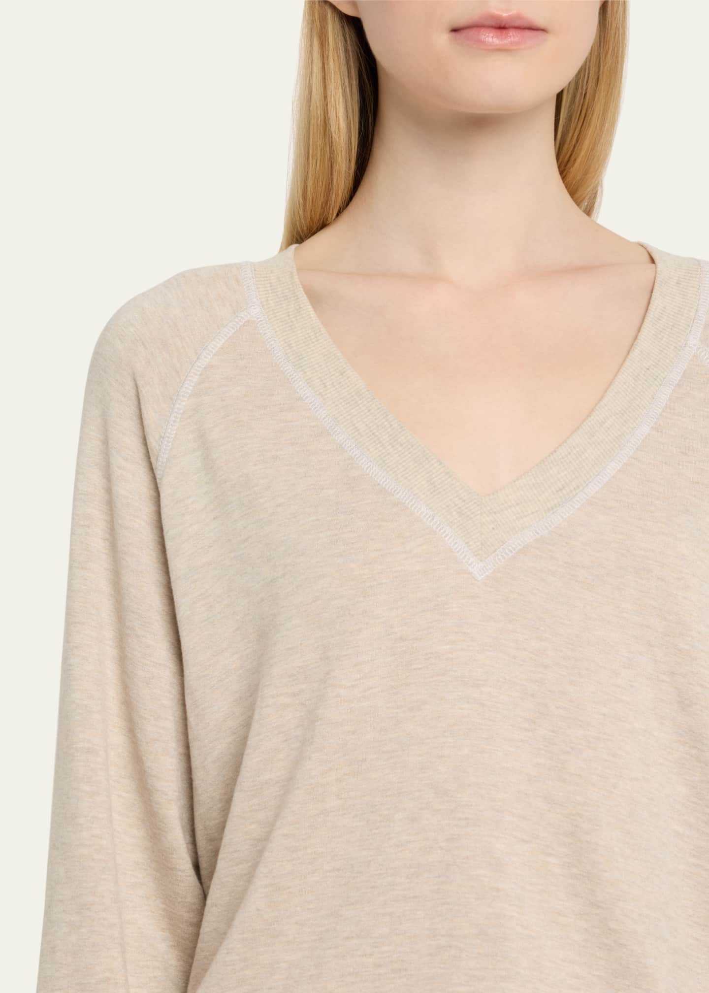 Splits59 Bennie Fleece V-Neck Sweatshirt Image 5 of 5