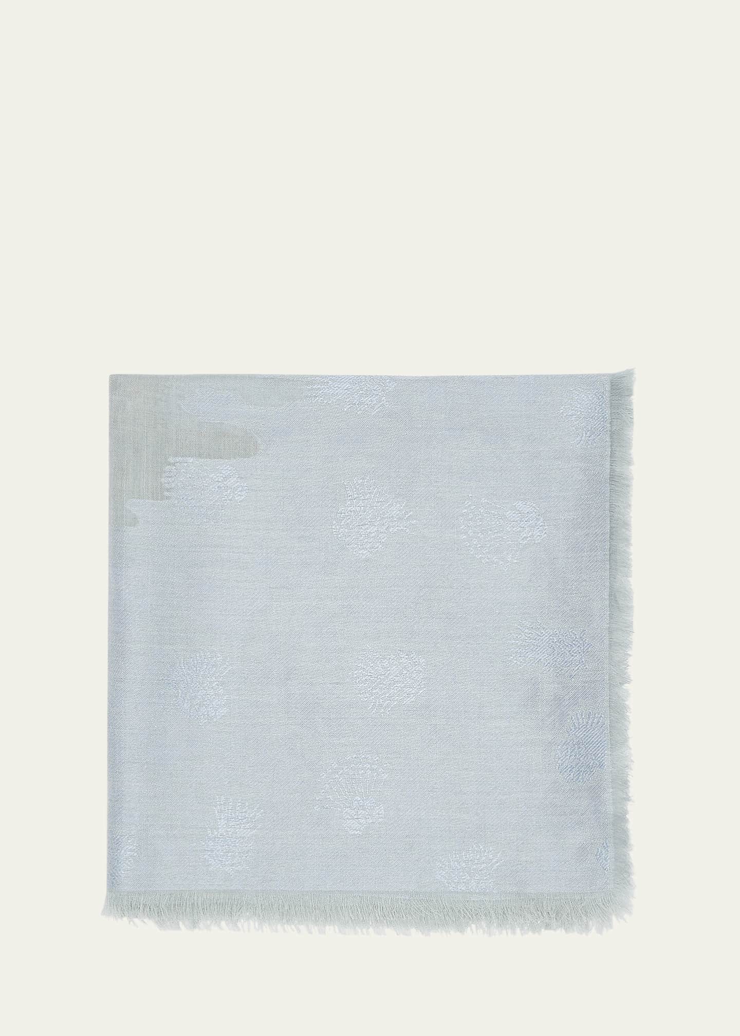 Loro Piana Cardo Fil Coupe Silk Shawl