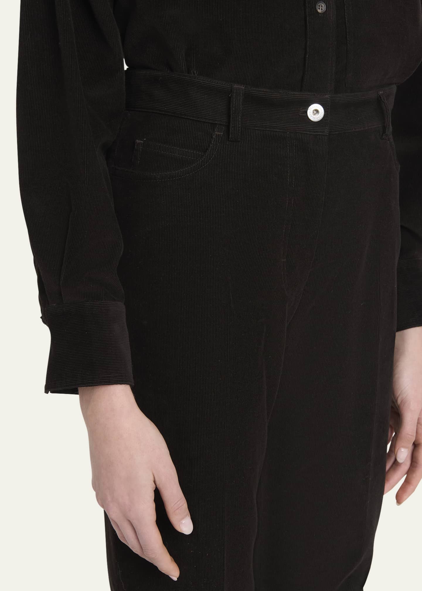 Ferragamo Corduroy Flare Pants - Bergdorf Goodman