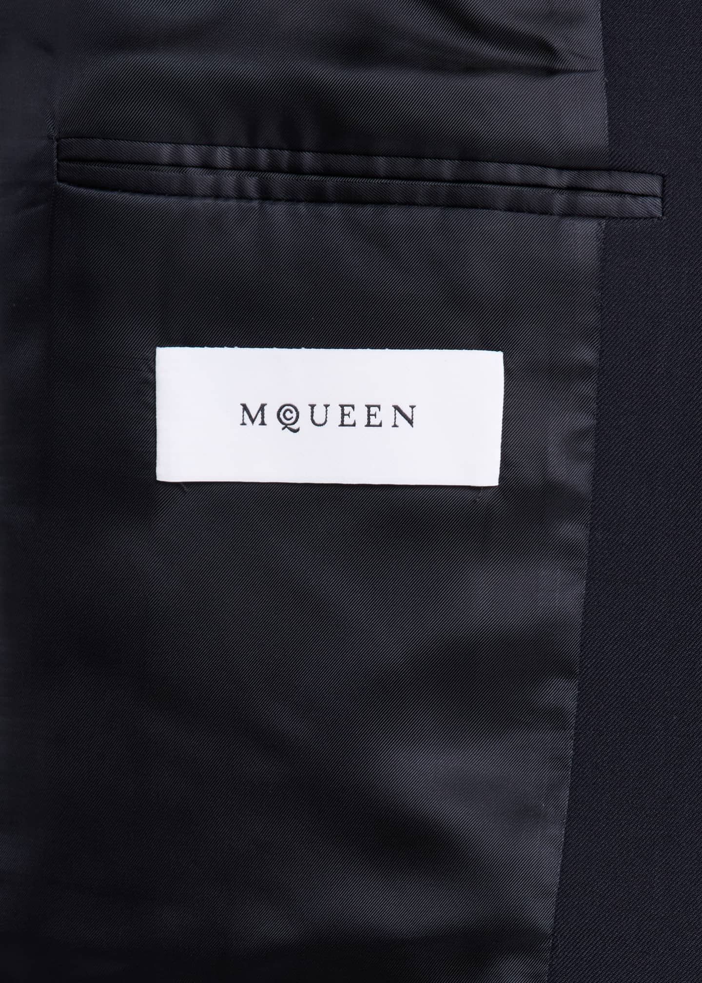 McQueen Men's Embroidered Wool Sport Coat Image 6 of 7