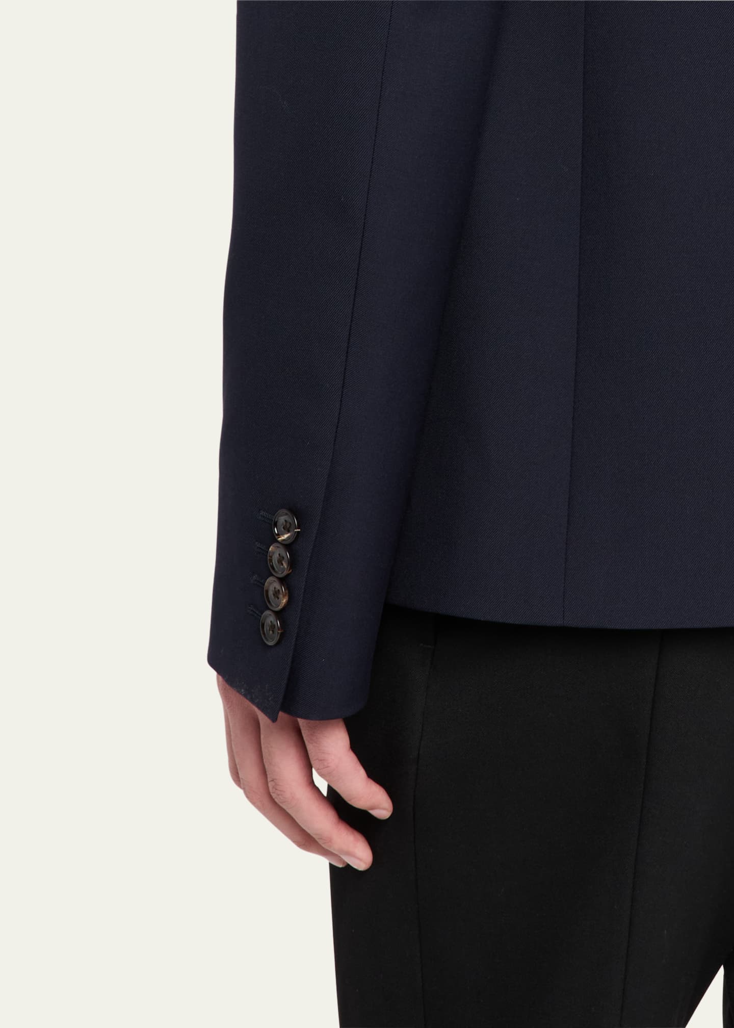 McQueen Men's Embroidered Wool Sport Coat Image 7 of 7
