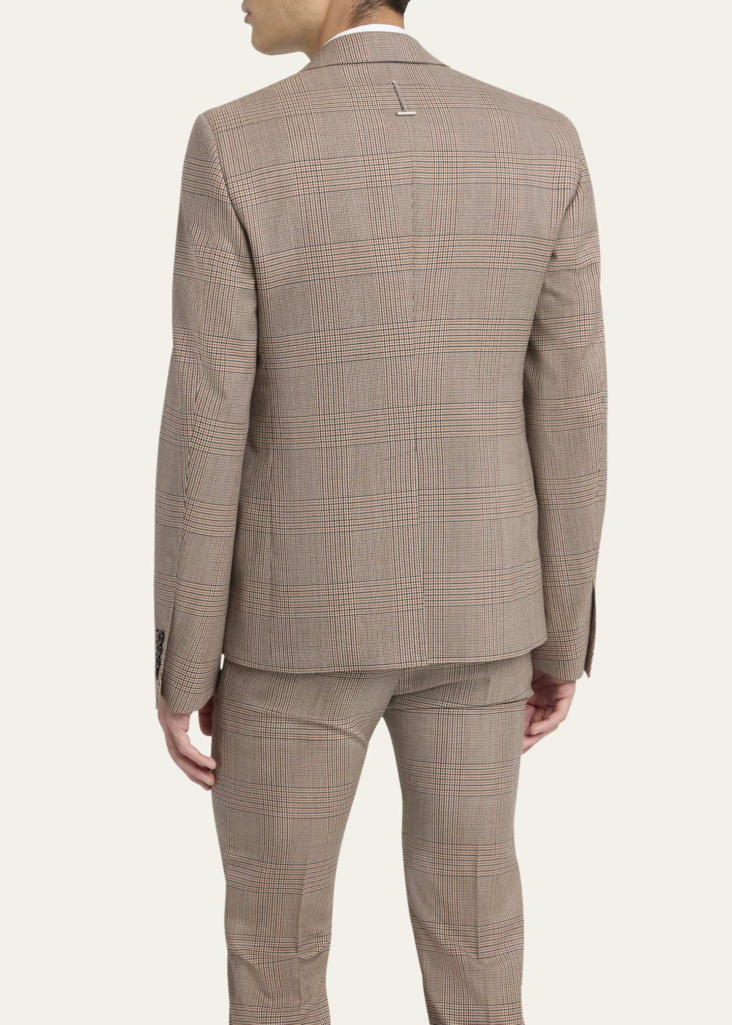 McQueen Men's Check Twill Single-Breasted Sport Coat Image 3 of 7
