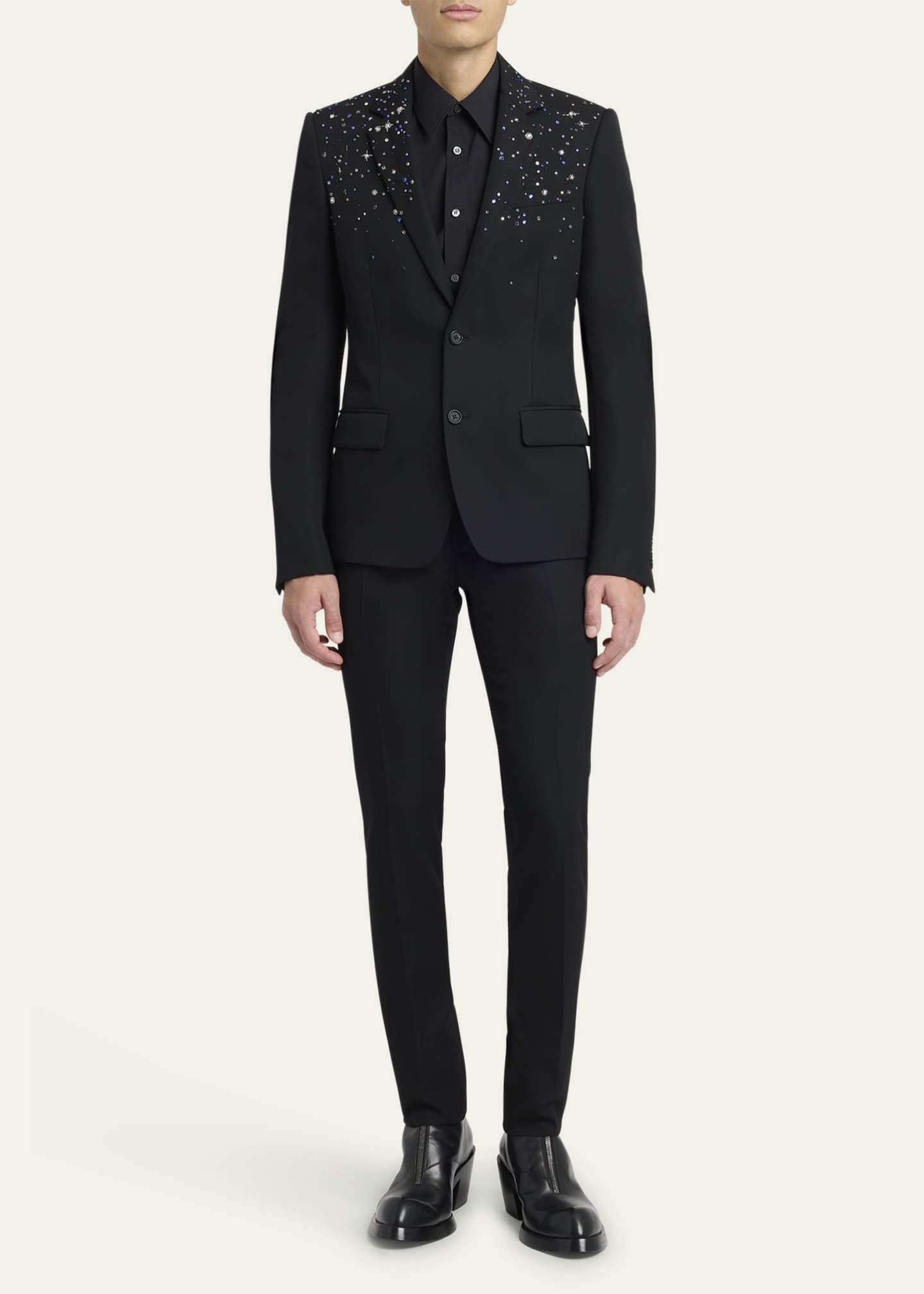 McQueen Men's Crystal Barathea Sport Coat Image 2 of 7