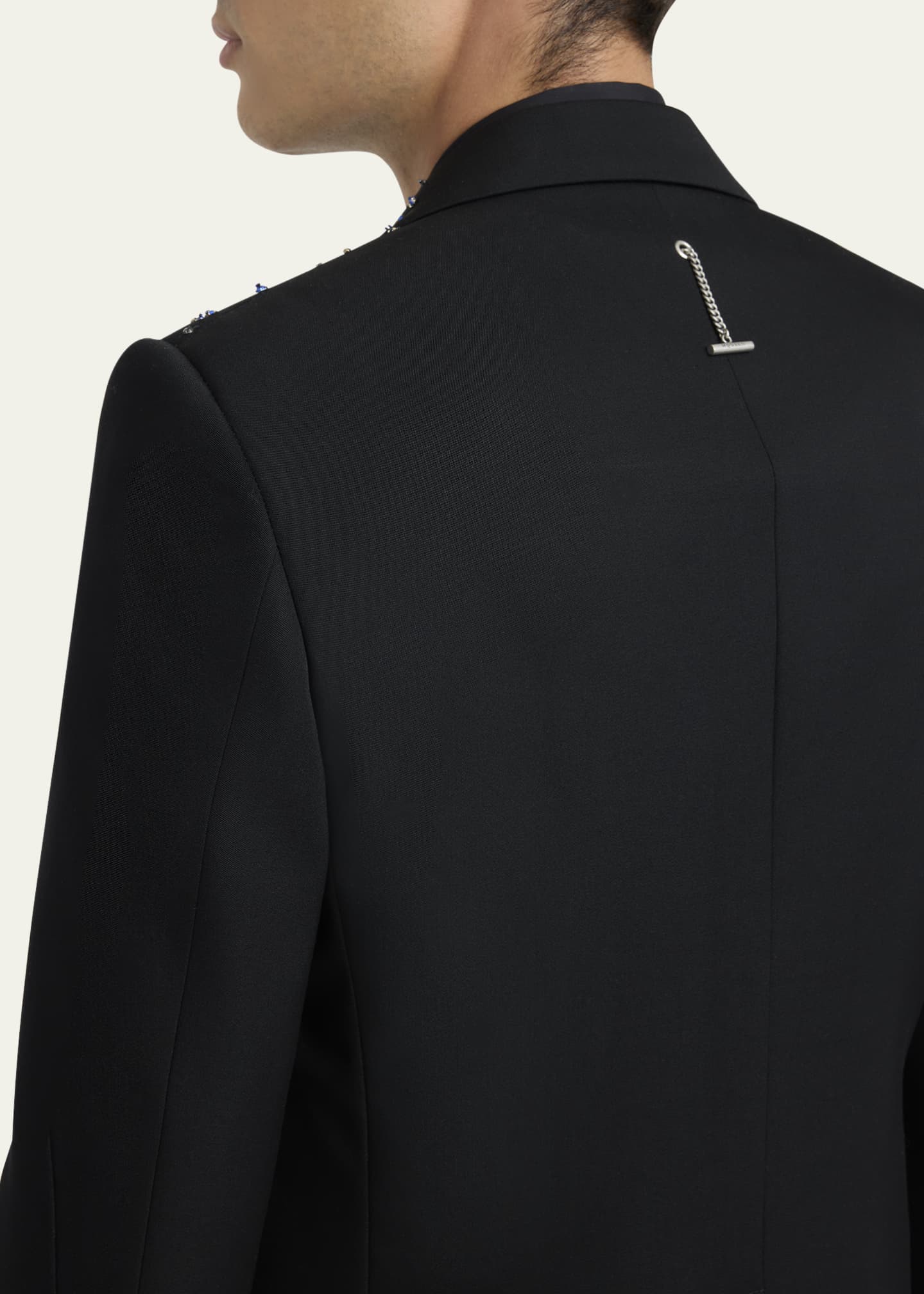 McQueen Men's Crystal Barathea Sport Coat Image 7 of 7