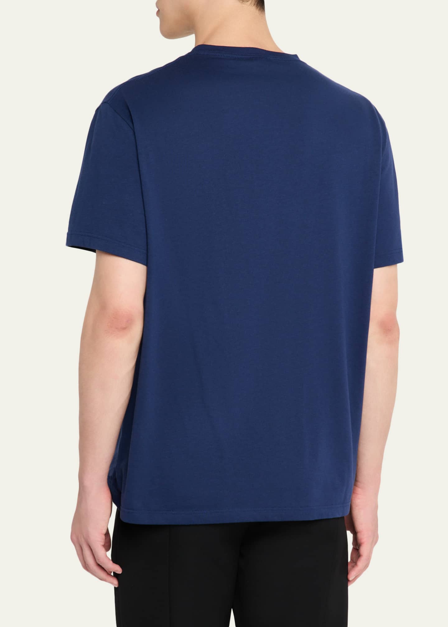 McQueen Men's Flocked Logo T-Shirt Image 3 of 5