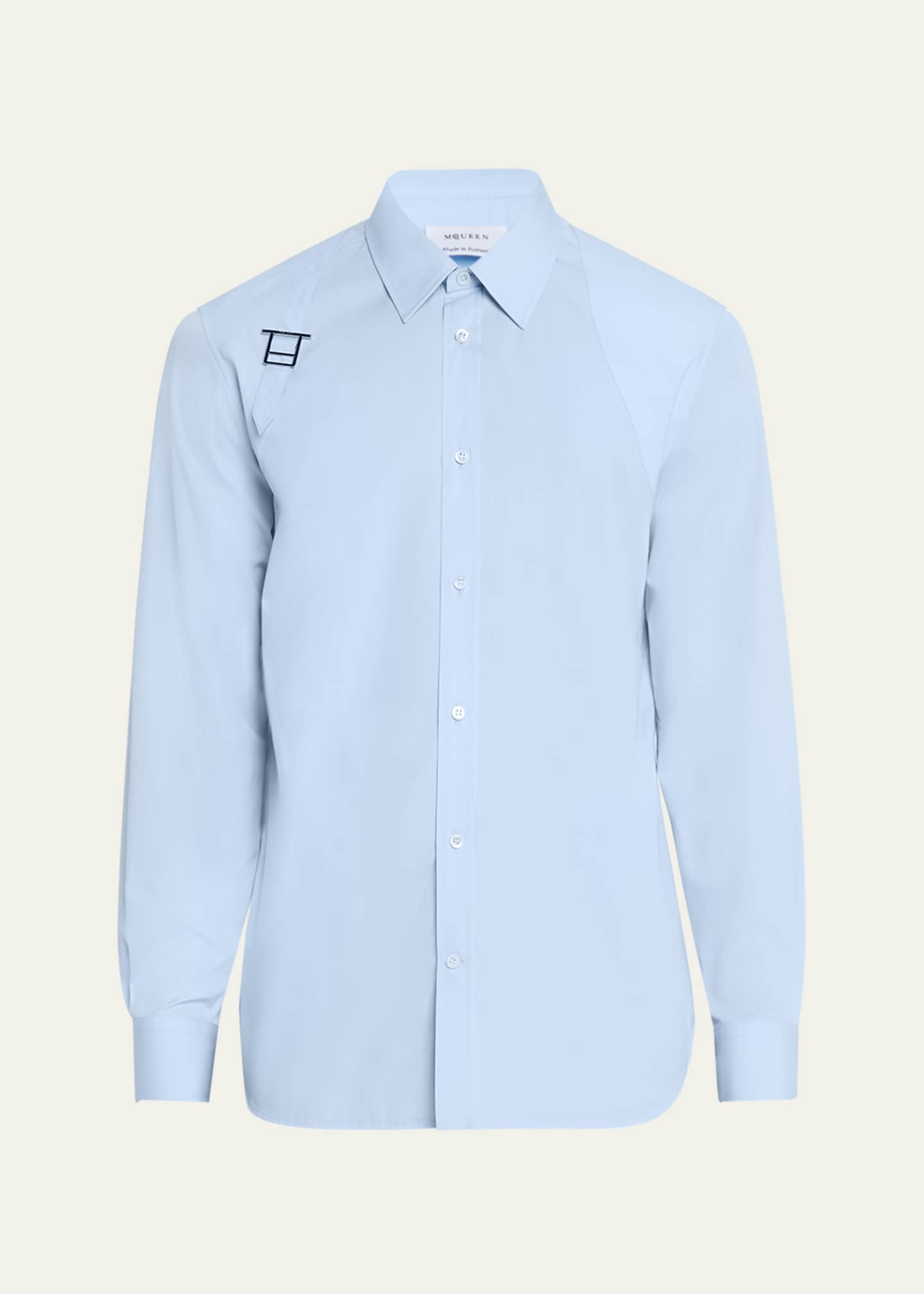 McQueen Men's Harness Sport Shirt with Strap Image 1 of 5