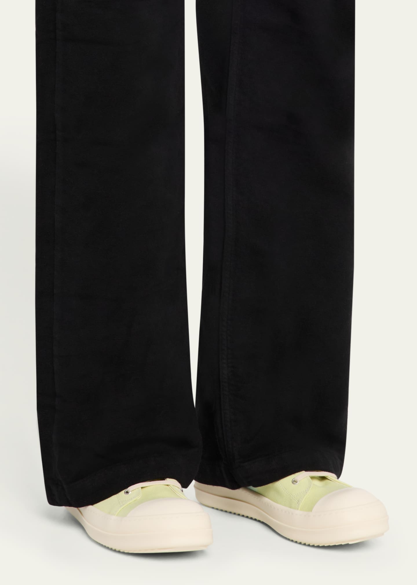 Men's Sneaks Slashed Denim High-Top Sneakers