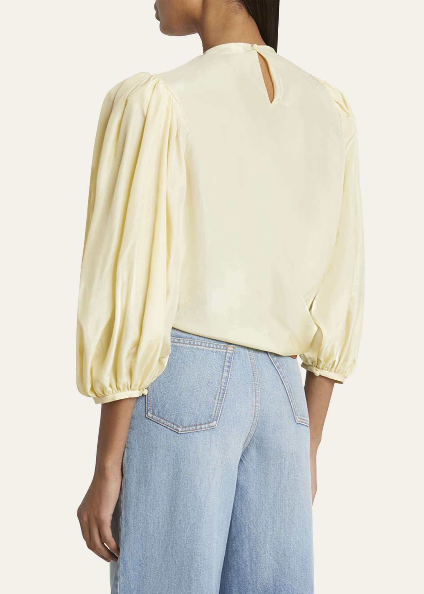 Chloe Draped Cropped Top Image 3 of 5