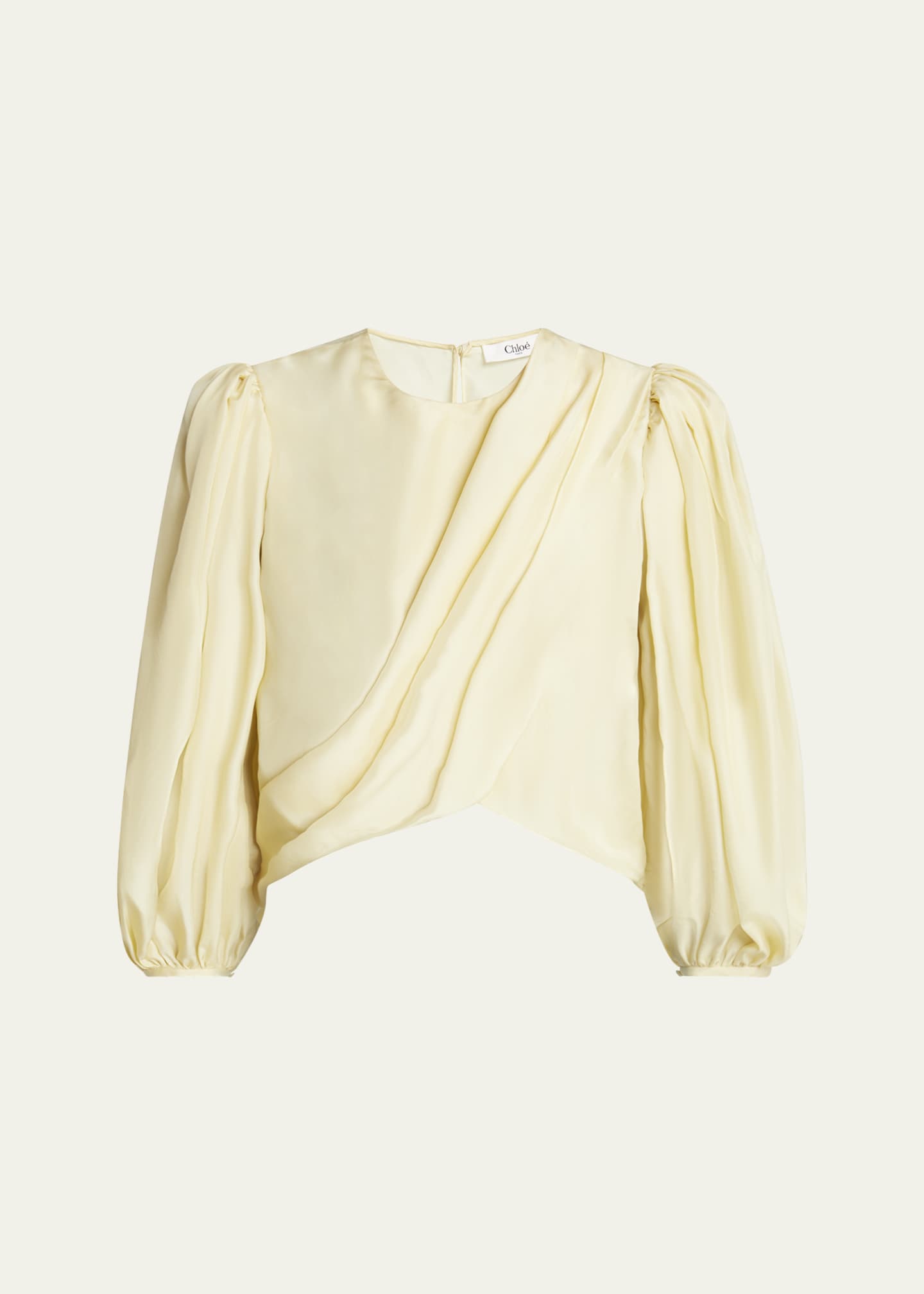 Chloe Draped Cropped Top Image 1 of 5