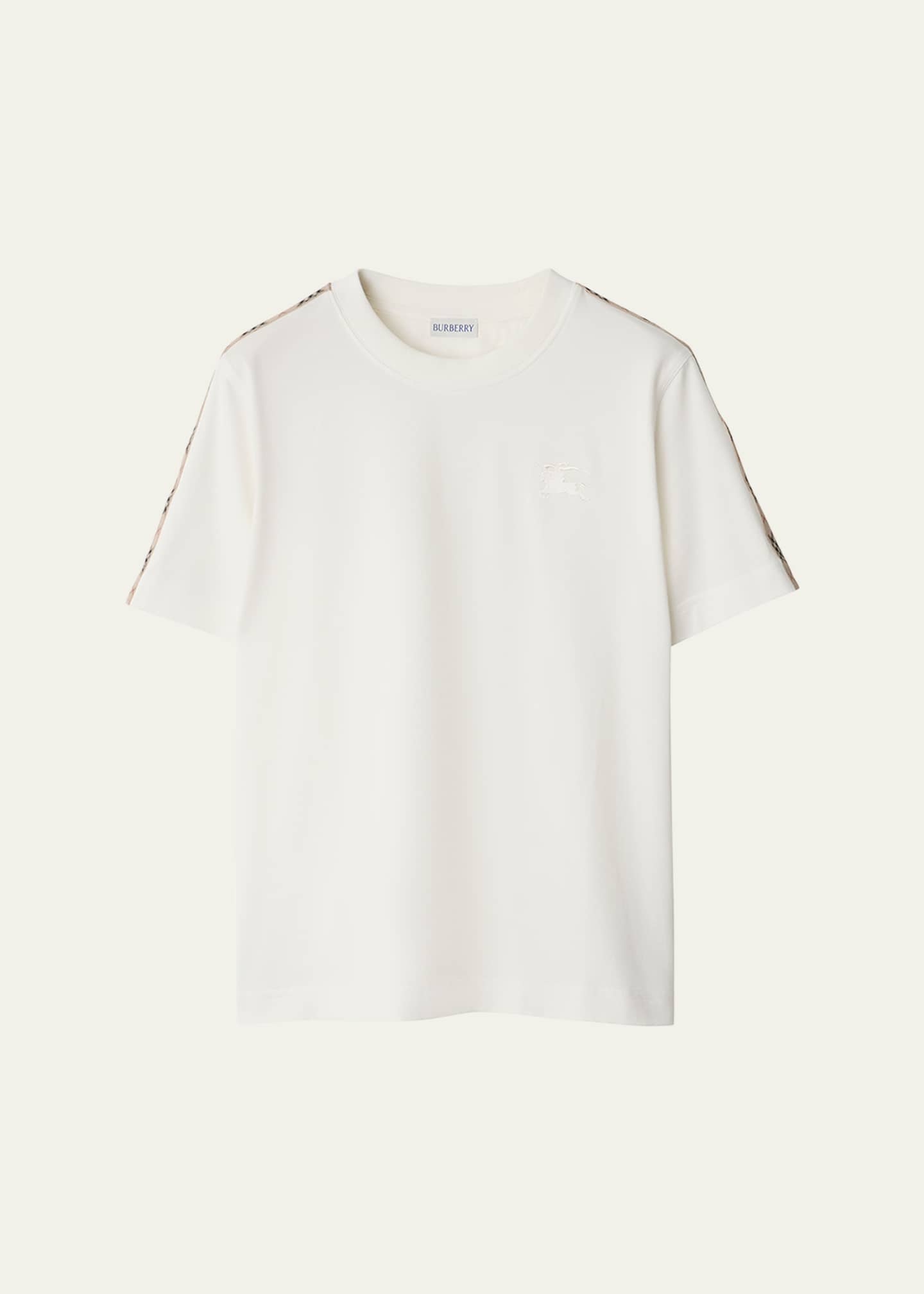 Tシャツ・カットソー Burberry SS24 T-SHIR WITH EKD PATCH (8083593 B7264) Burberry Logo Cotton T-Shirt | Saks Fifth Avenue