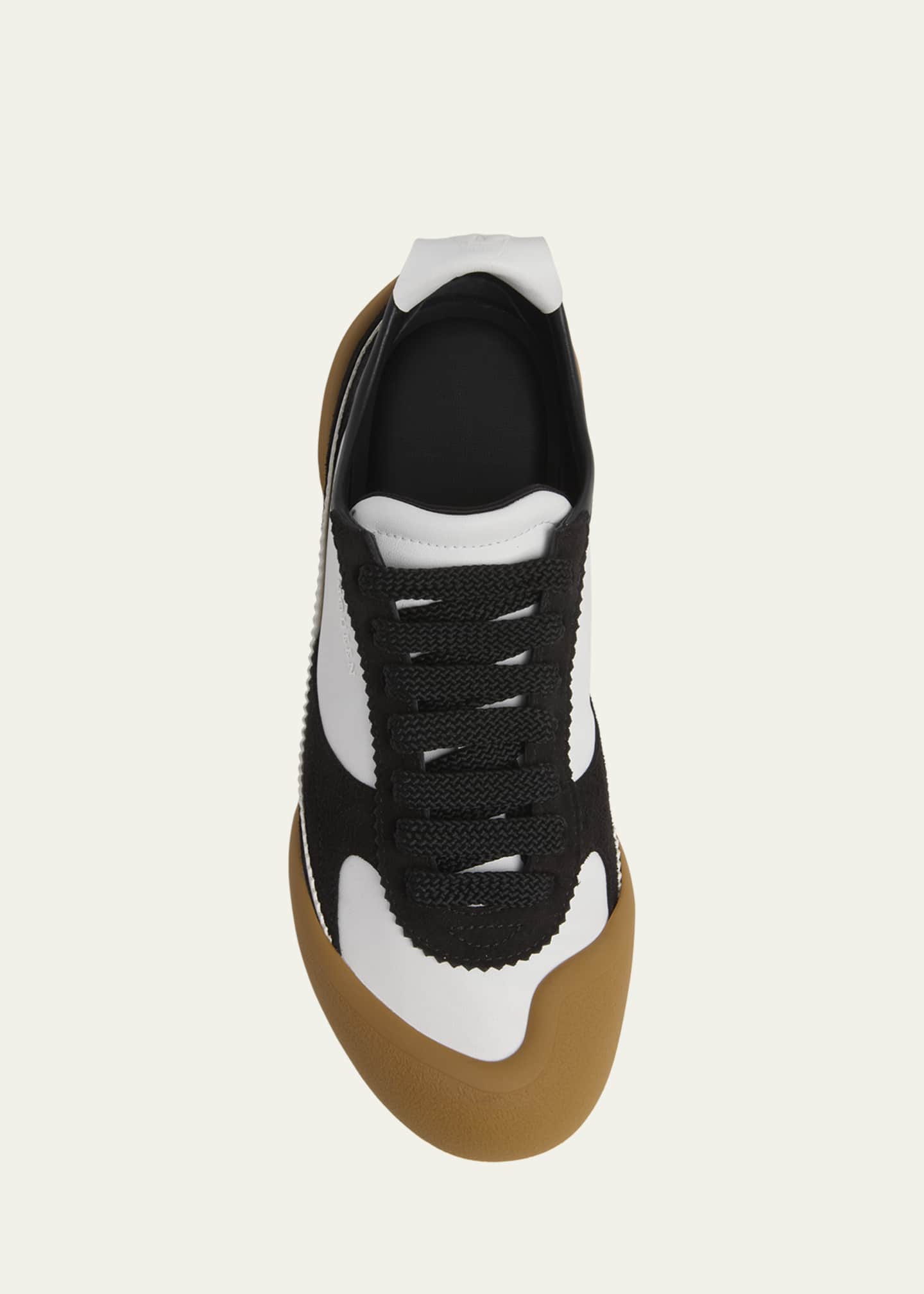 McQueen Flexion Colorblock Leather and Rubber Sneakers Image 6 of 6