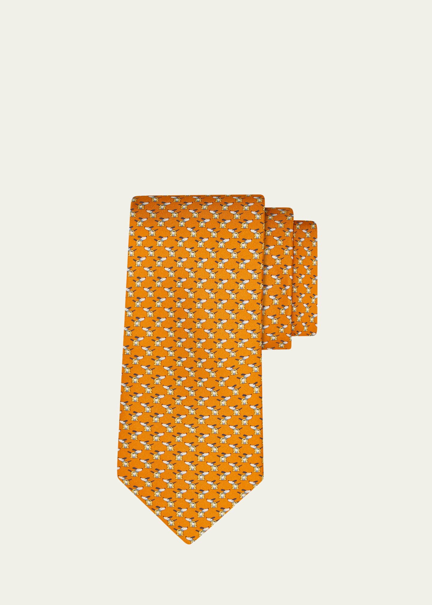 Ferragamo Men's Gancini Puppy Tie