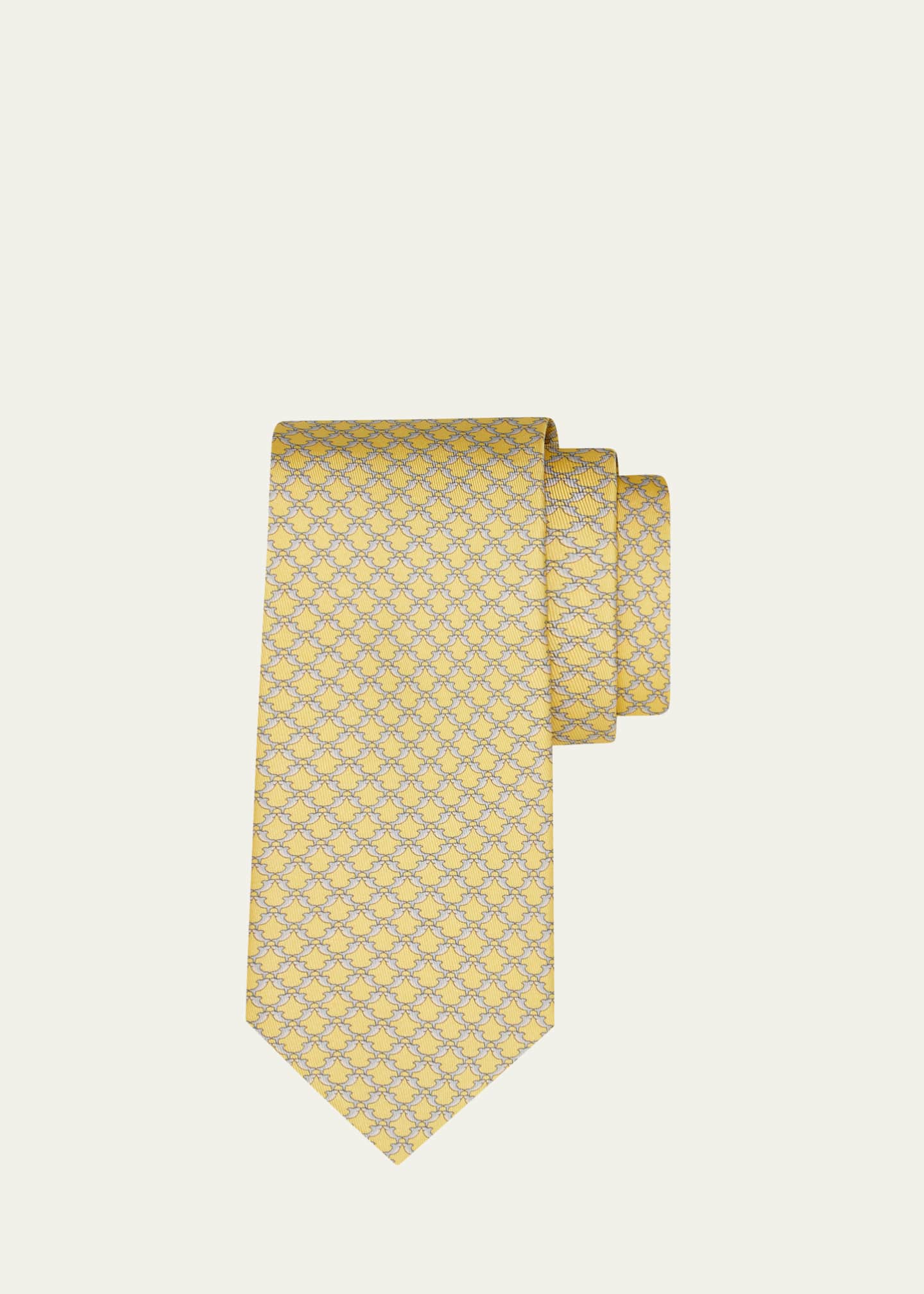 Ferragamo Men's Dolphin Check Tie