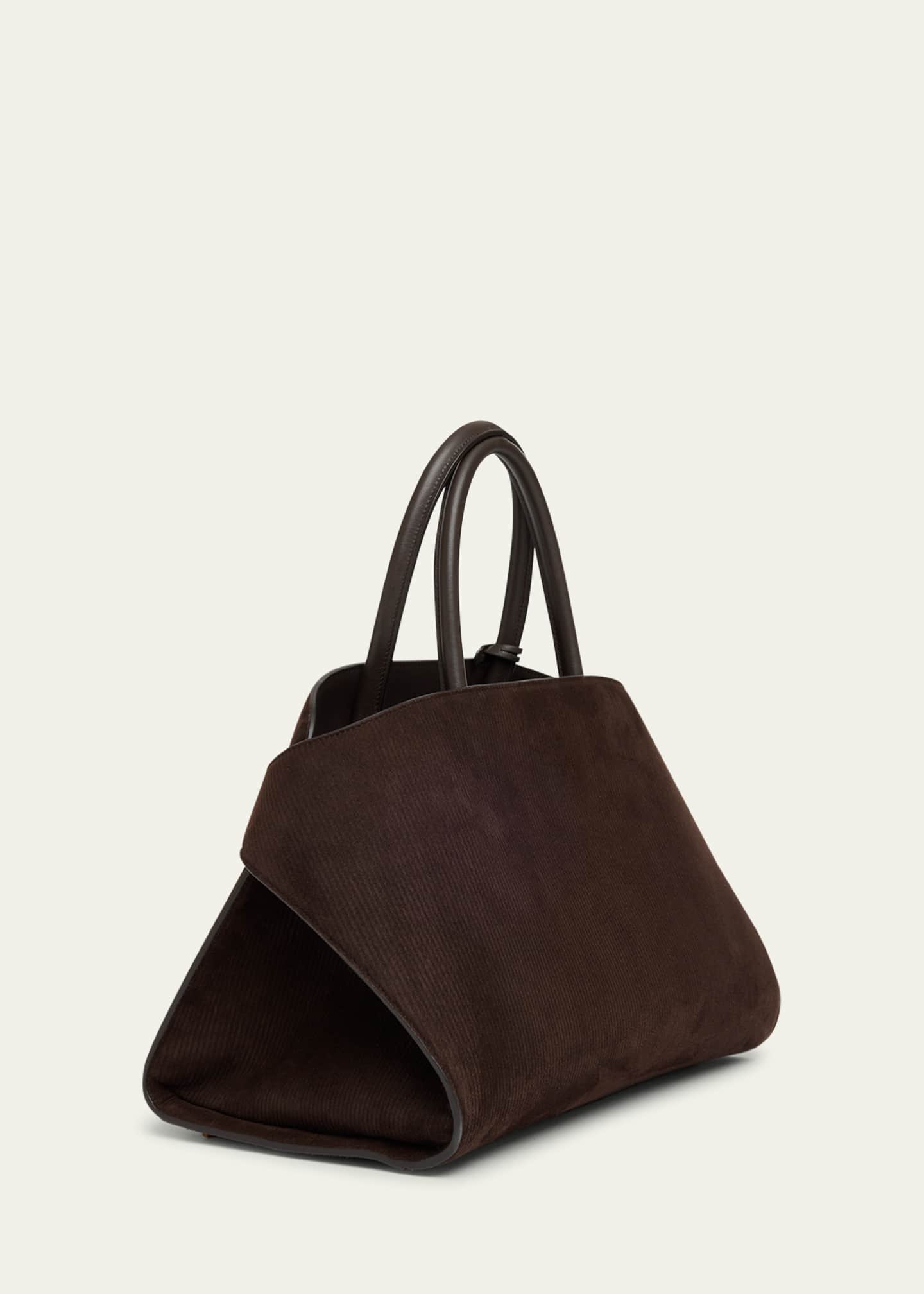 Ferragamo Hug Suede Corduroy Shoulder Bag Image 2 of 4