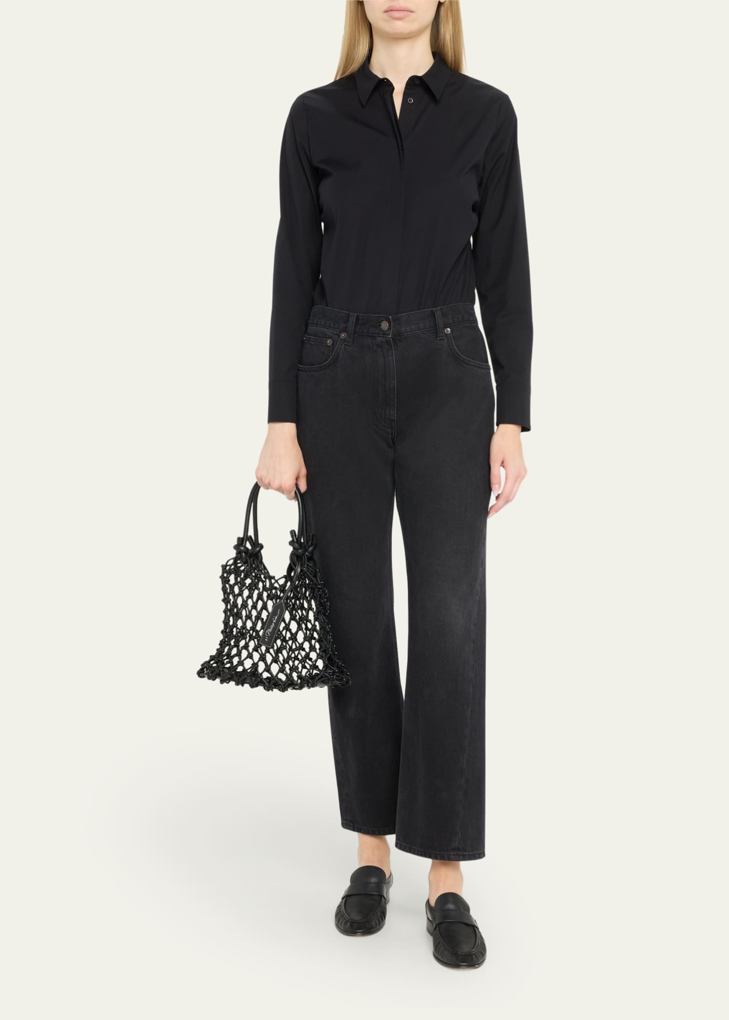 3.1 Phillip Lim Mini Macrame Sac Top-Handle Bag Image 5 of 6