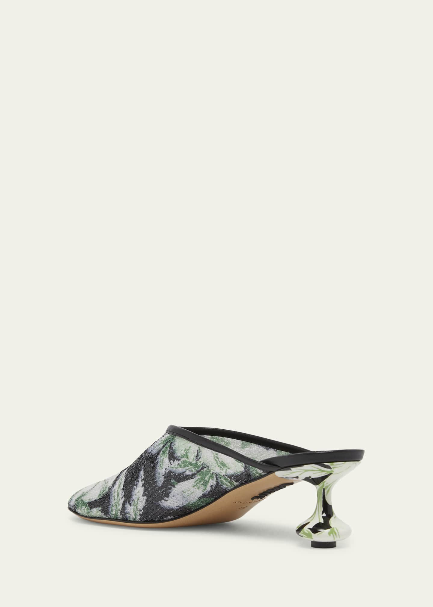 Loewe Toy Floral Sequin Mules Image 4 of 6