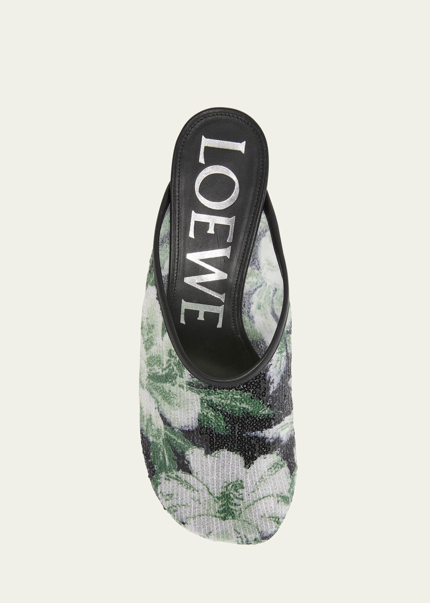 Loewe Toy Floral Sequin Mules Image 6 of 6