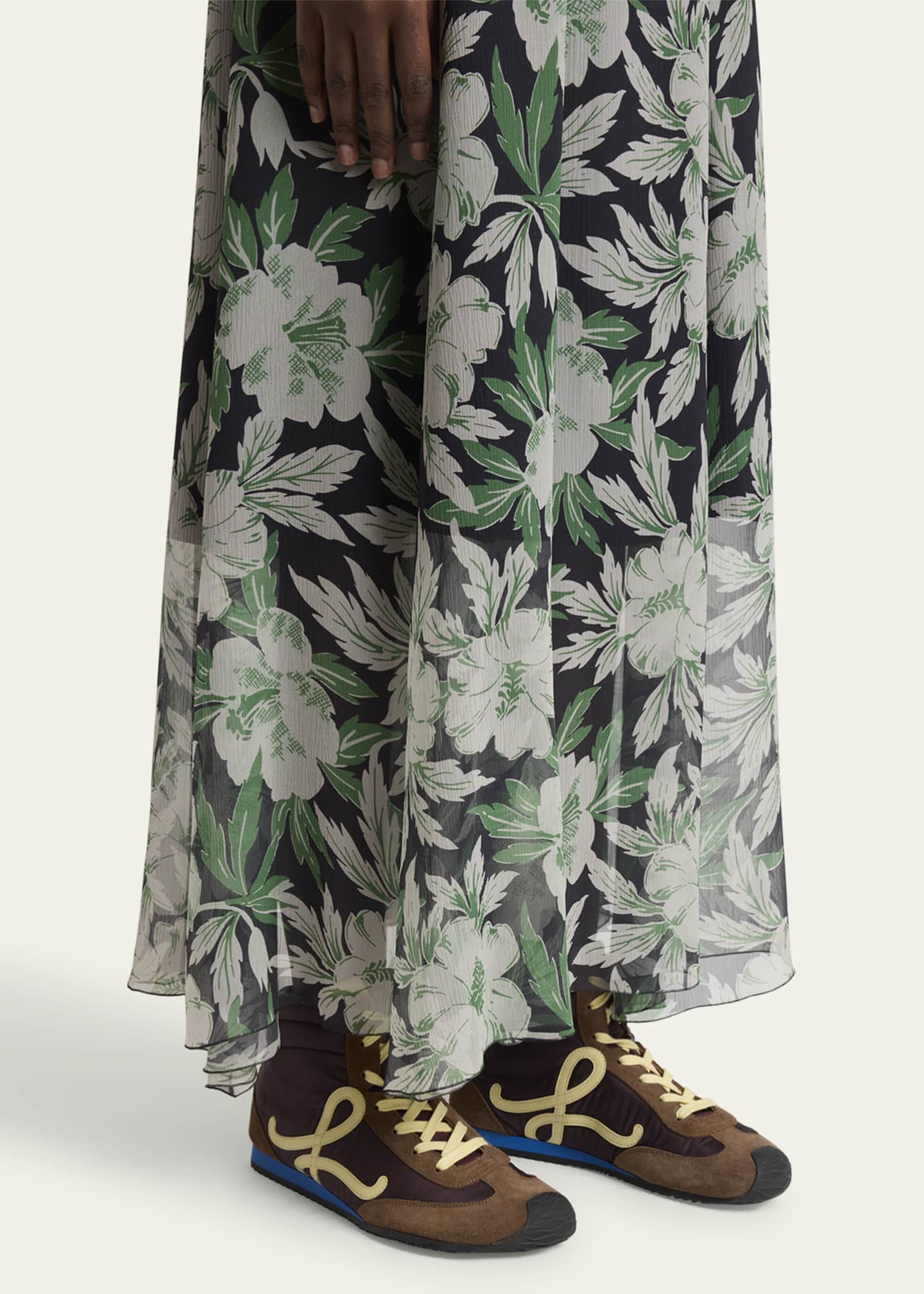 Loewe High-Top Retro Runner Sneakers Image 2 of 6
