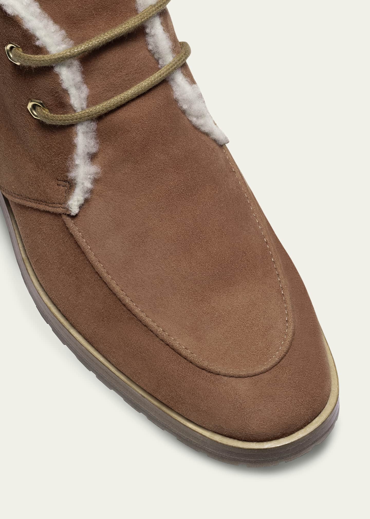 Bougeotte Aspen Suede Shearling-Lined Winter Boots Image 3 of 3
