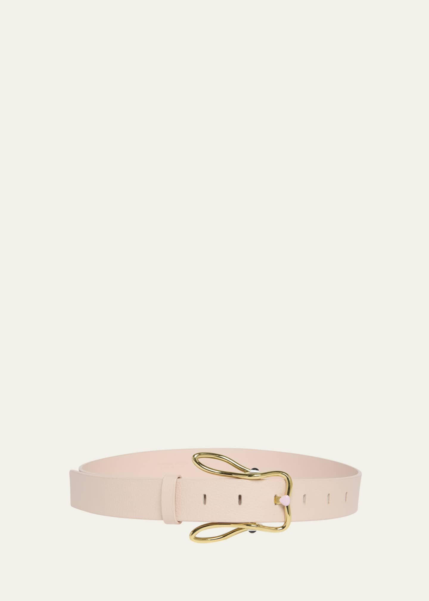 ベルト BOTTEGA VENETA  Bunny Leather Belt Bottega Veneta Bunny Buckle Leather Belt - Bergdorf Goodman