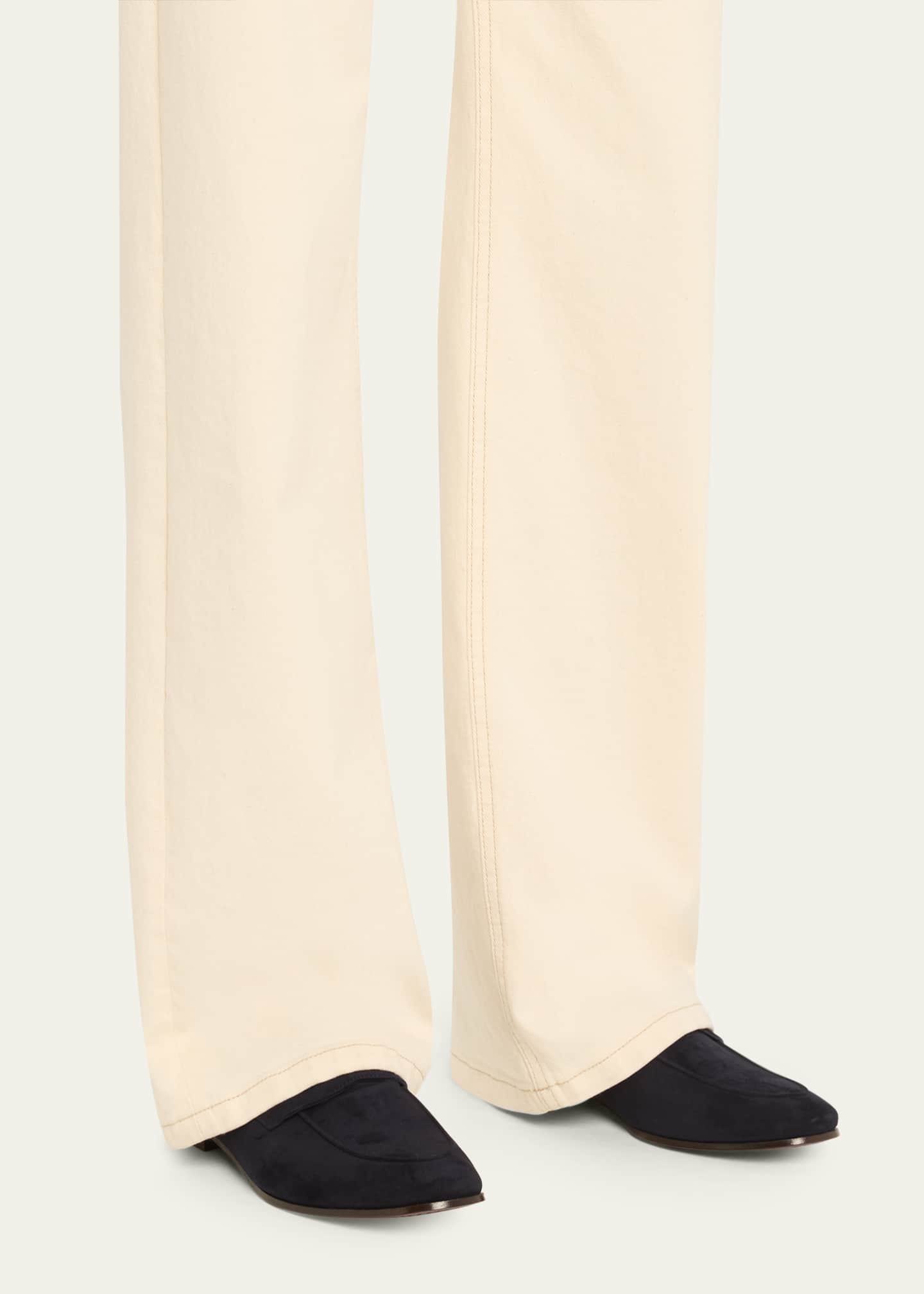 Bougeotte Suede Flaneur Penny Loafers Image 2 of 6