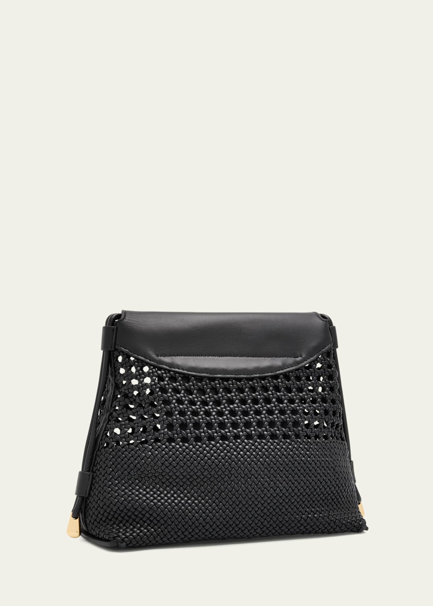 3.1 Phillip Lim ID Petit Soft Macrame Leather Shoulder Bag Image 3 of 6