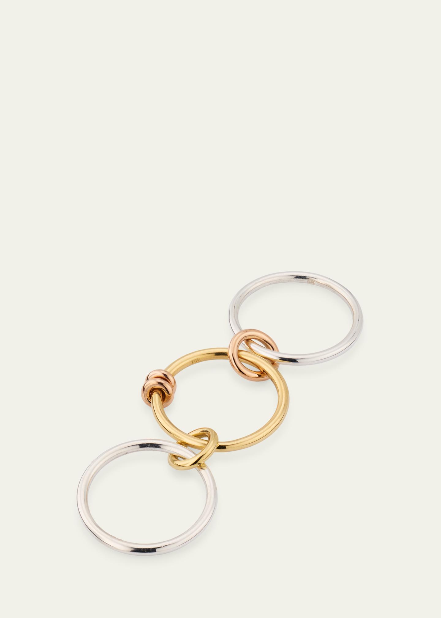 Spinelli Kilcollin Acacia MX Three Link Ring in Sterling Silver 