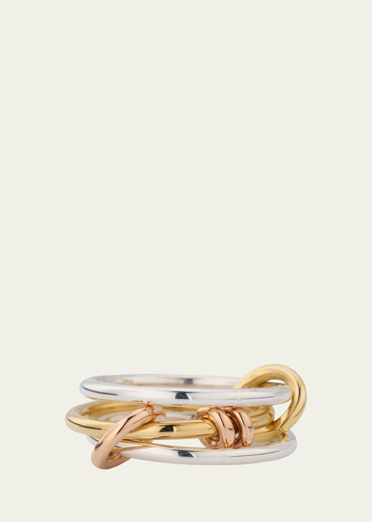 Spinelli Kilcollin Acacia MX Three Link Ring in Sterling Silver