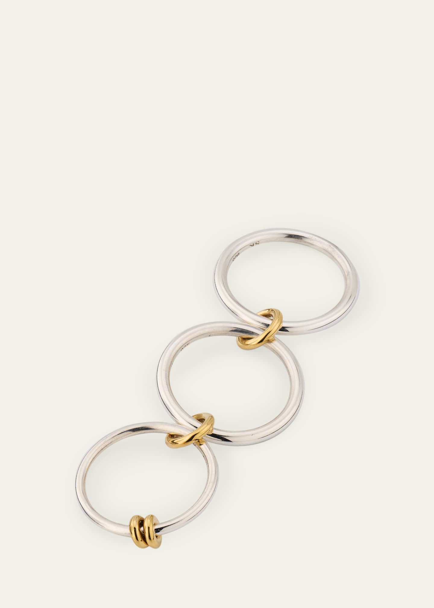 Spinelli Kilcollin Raneth SG Three Link Ring in Sterling Silver