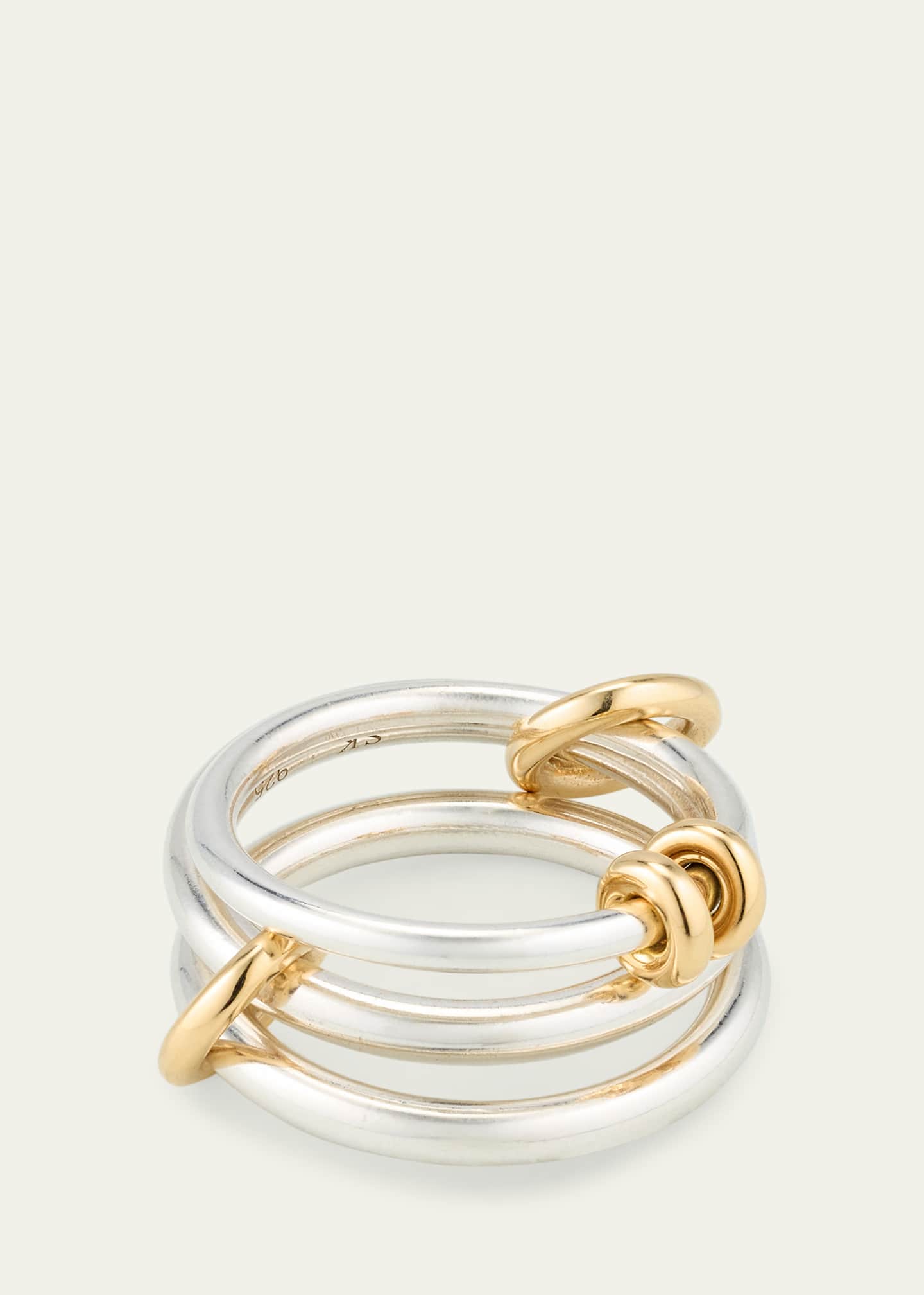 Spinelli Kilcollin Raneth SG Three Link Ring in Sterling
