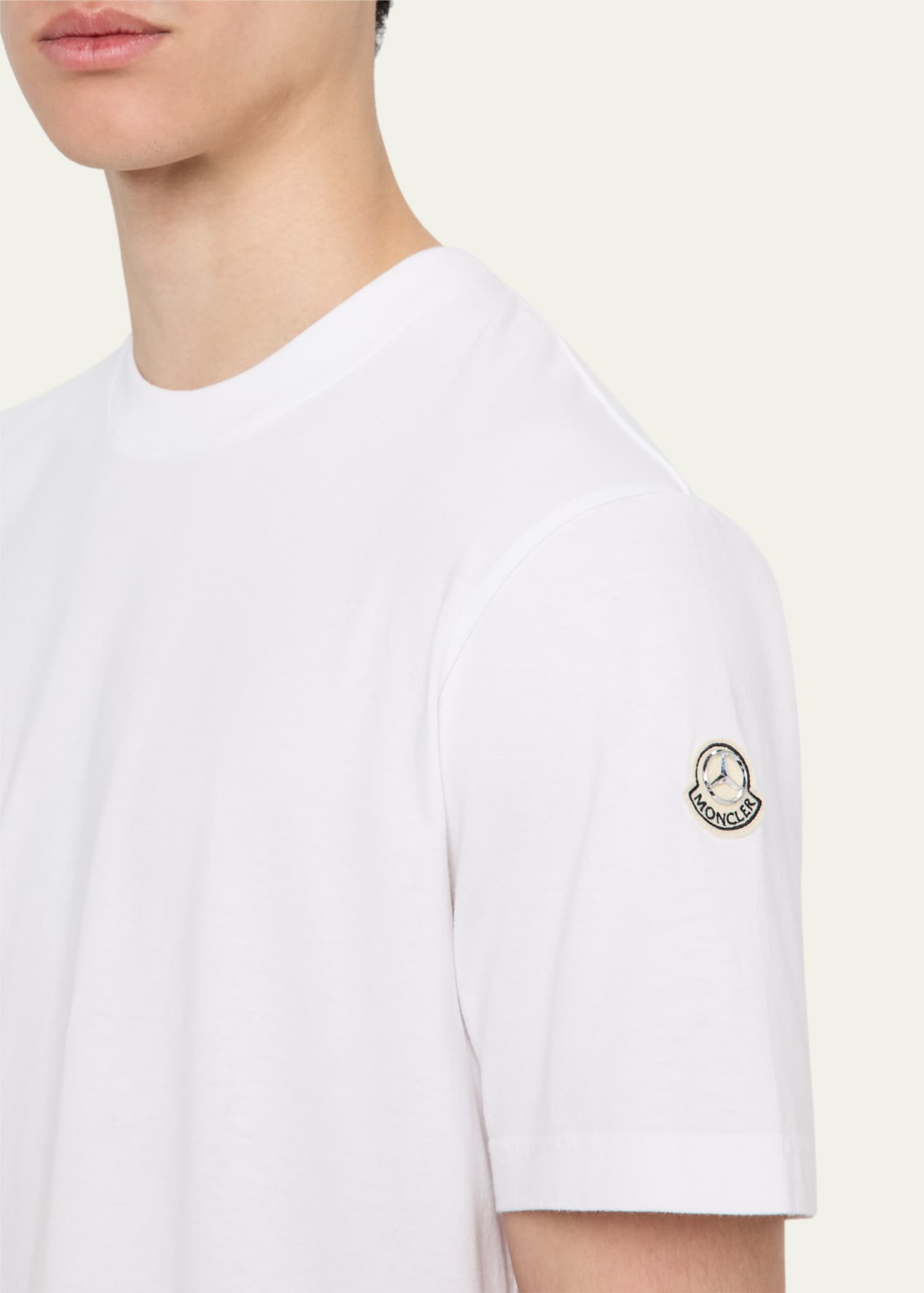 Tシャツ・カットソー MONCLER MONCLER GENIUS MERCEDES BENZ X NIGO Shirts White ホワイト Moncler x Mercedes-Benz by NIGO Tシャツ : Moncler x